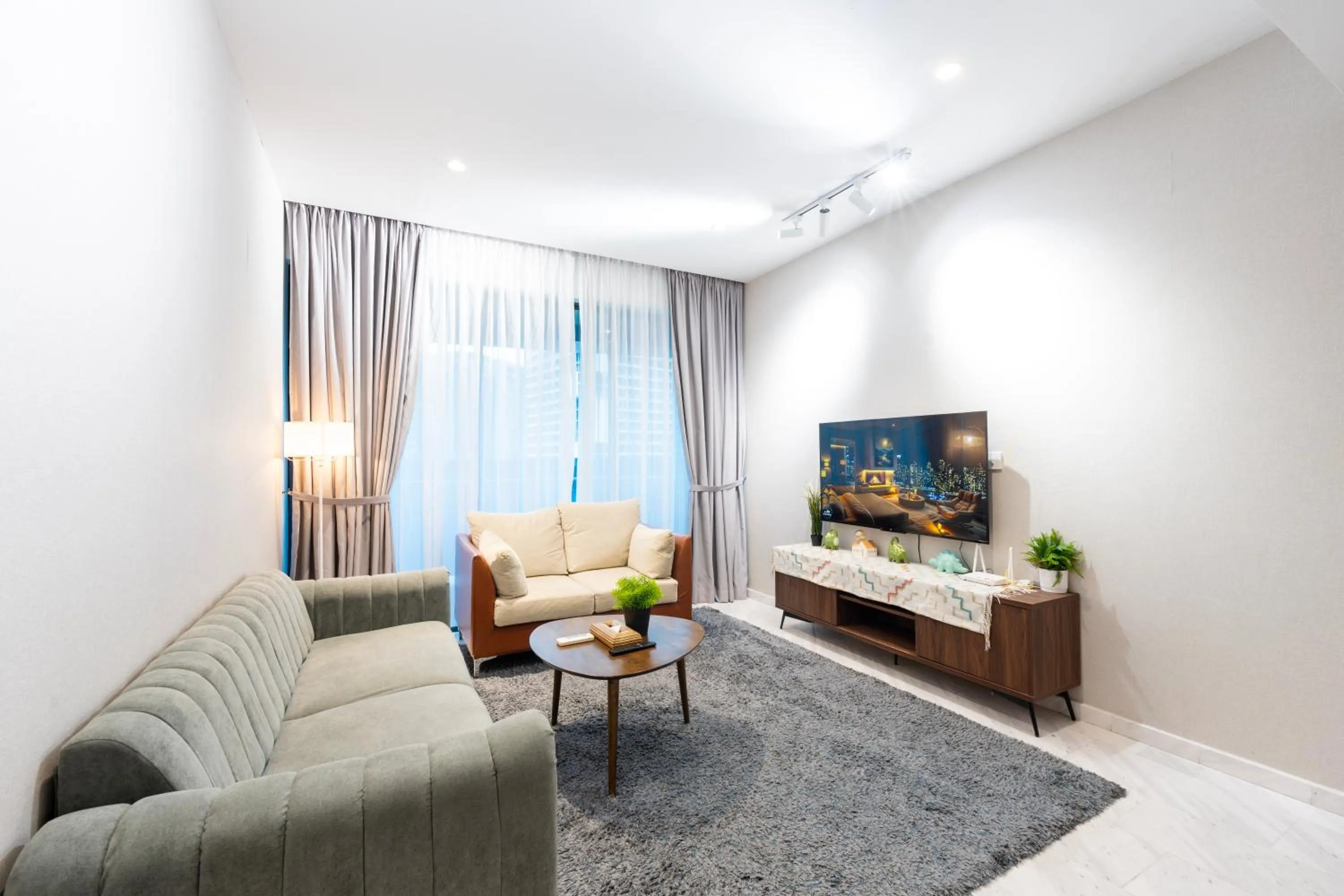 Living room in MOONWAY SUITES At EATON KLCC