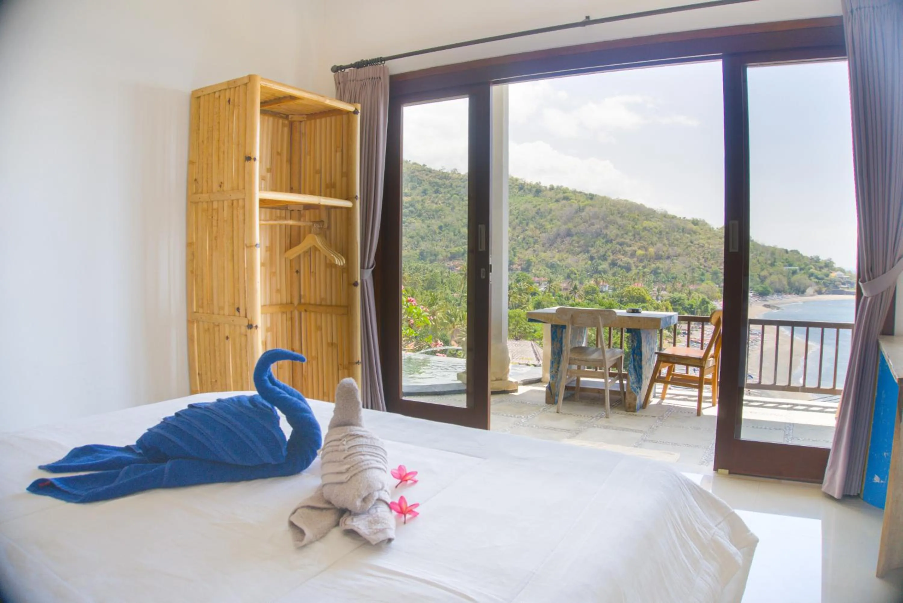 Natural landscape, Bed in Kalimaja Amed Villa