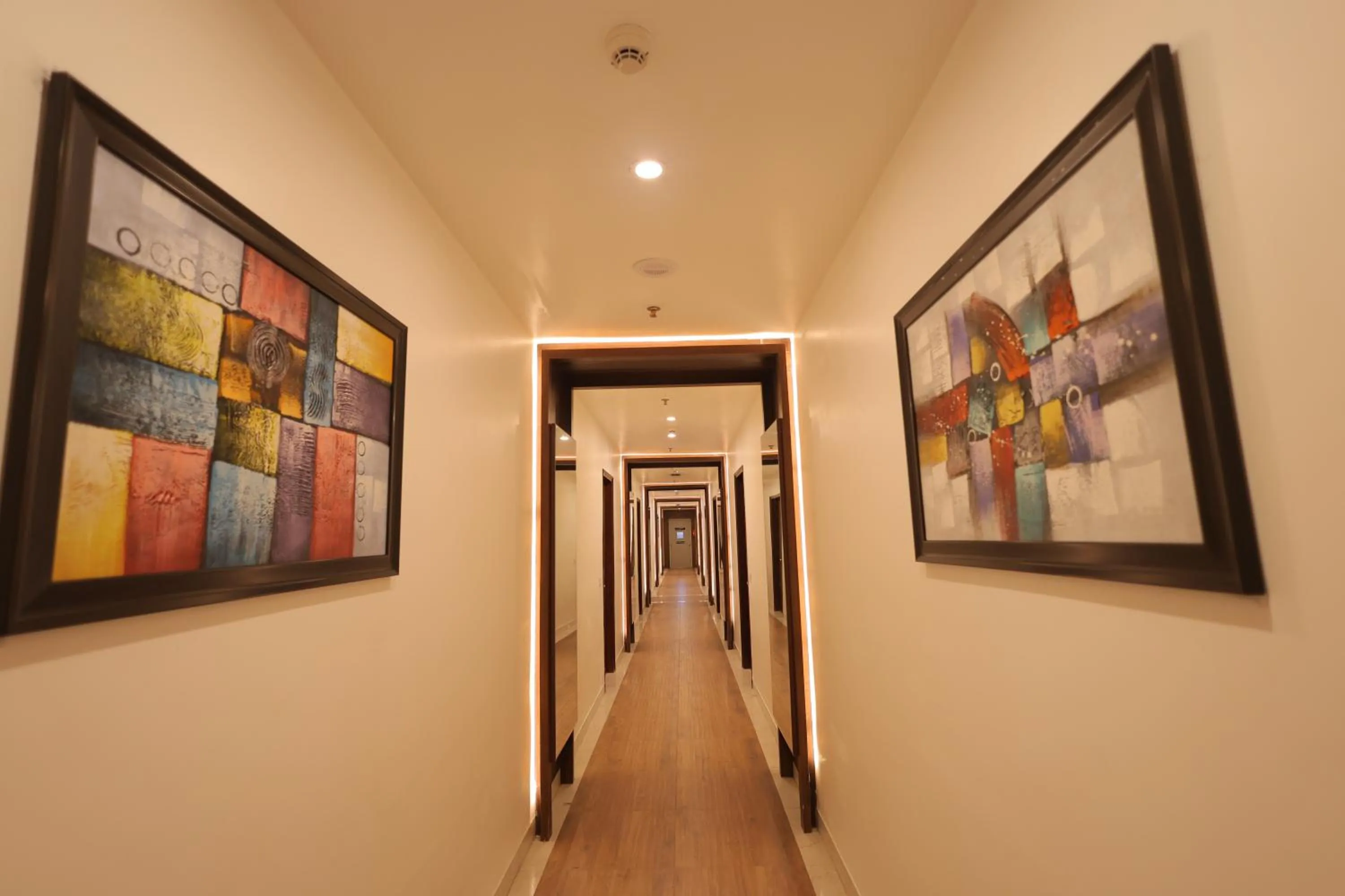 Decorative detail in Hide Away Studios