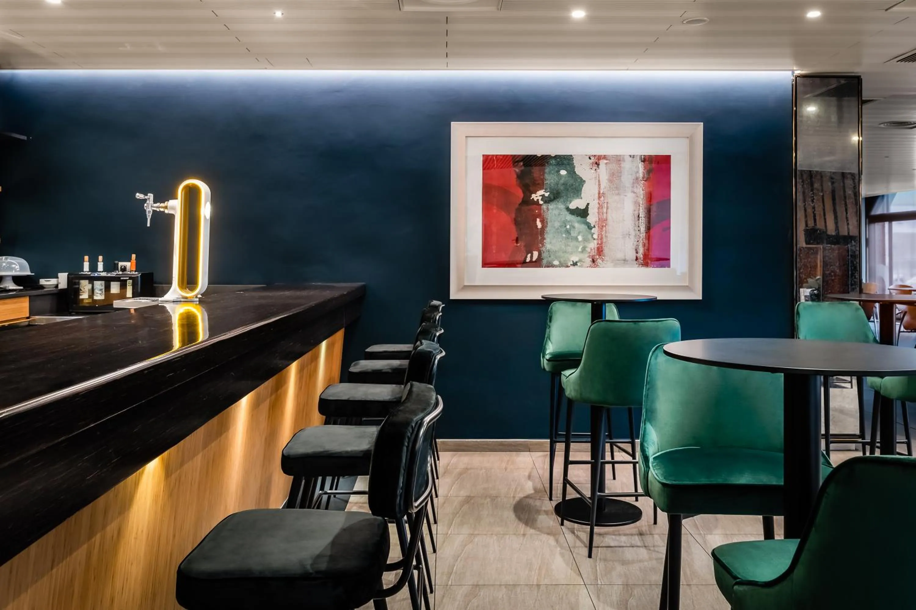 Lounge or bar in Hotel HC*** Mollet Barcelona