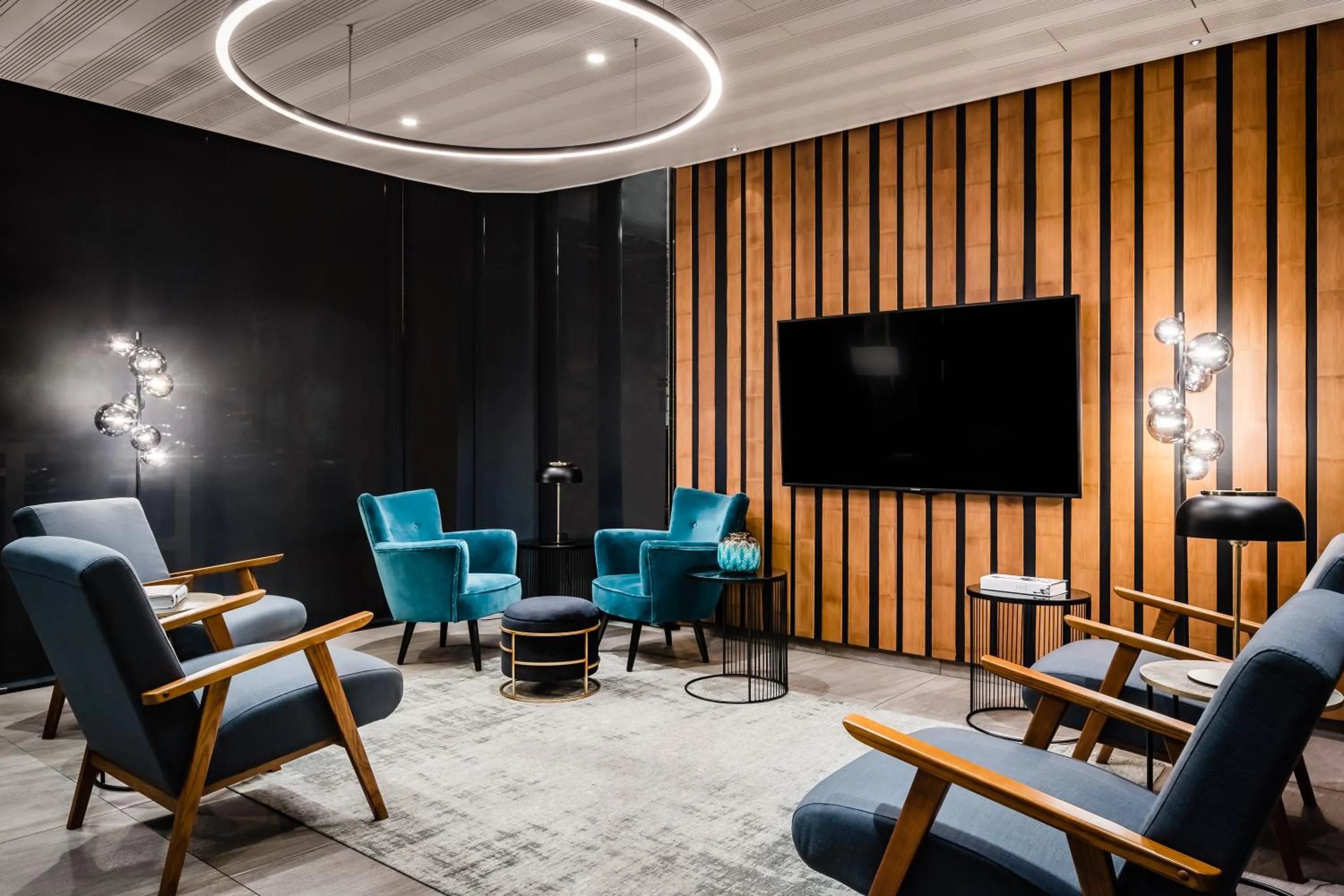 Communal lounge/ TV room in Hotel HC*** Mollet Barcelona