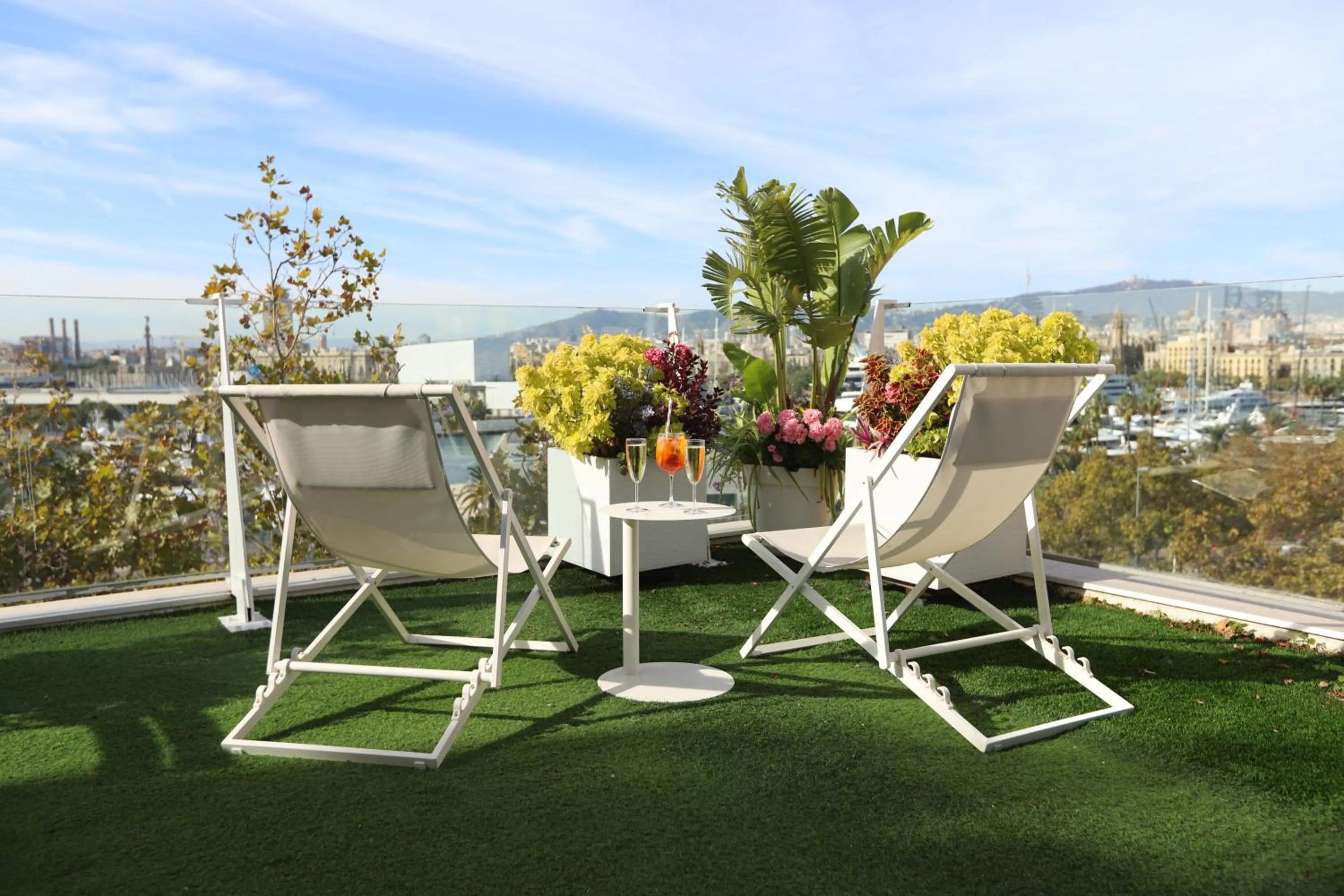 Balcony/Terrace in Hotel 54 Barceloneta