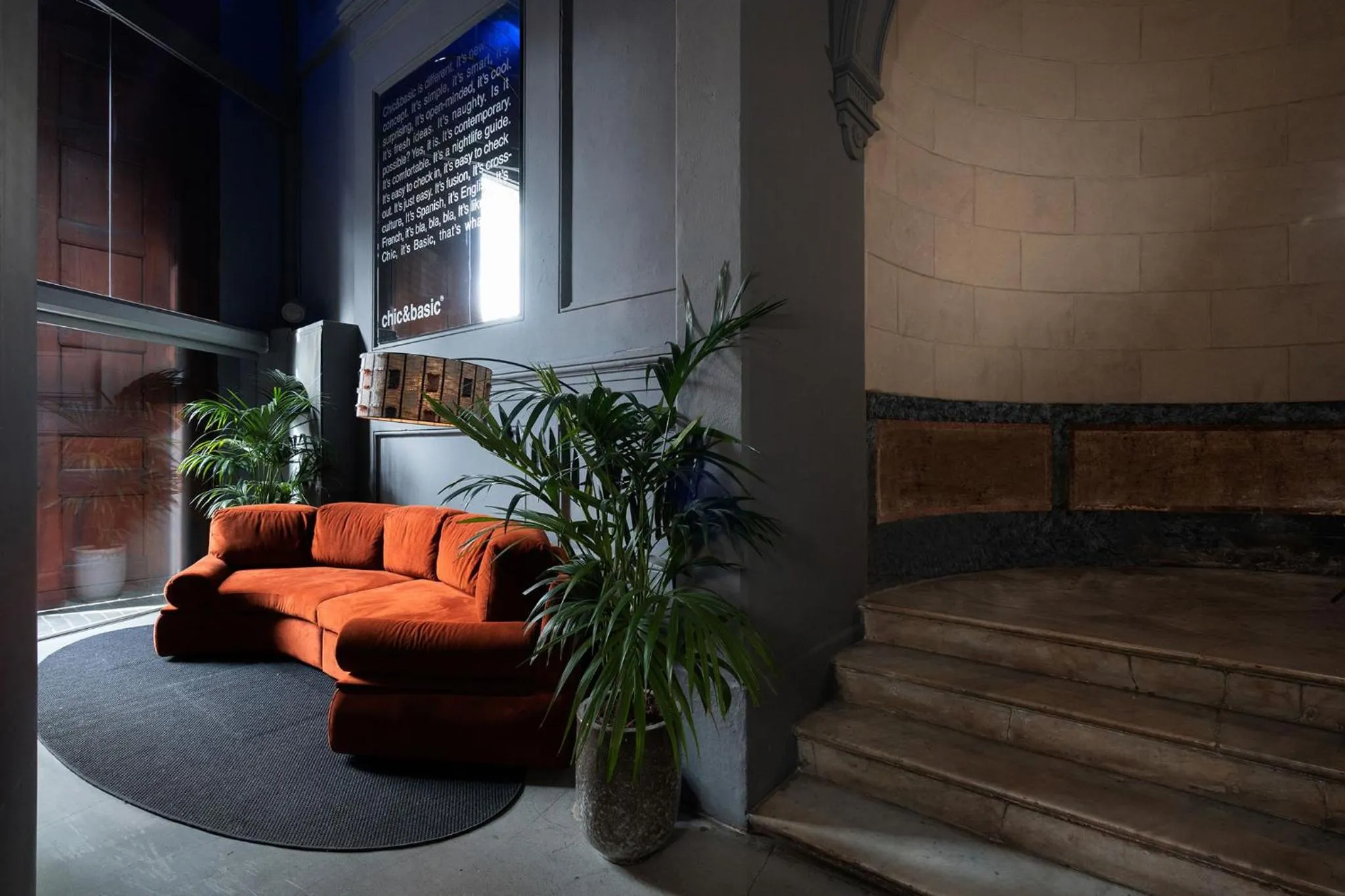 Seating area in Chic & Basic Born Boutique Hotel