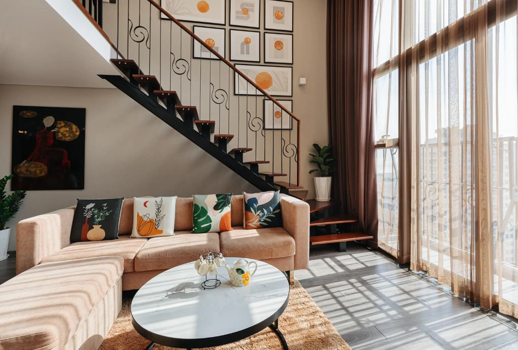 Living room in Muse Hanoi PentStudio West Lake