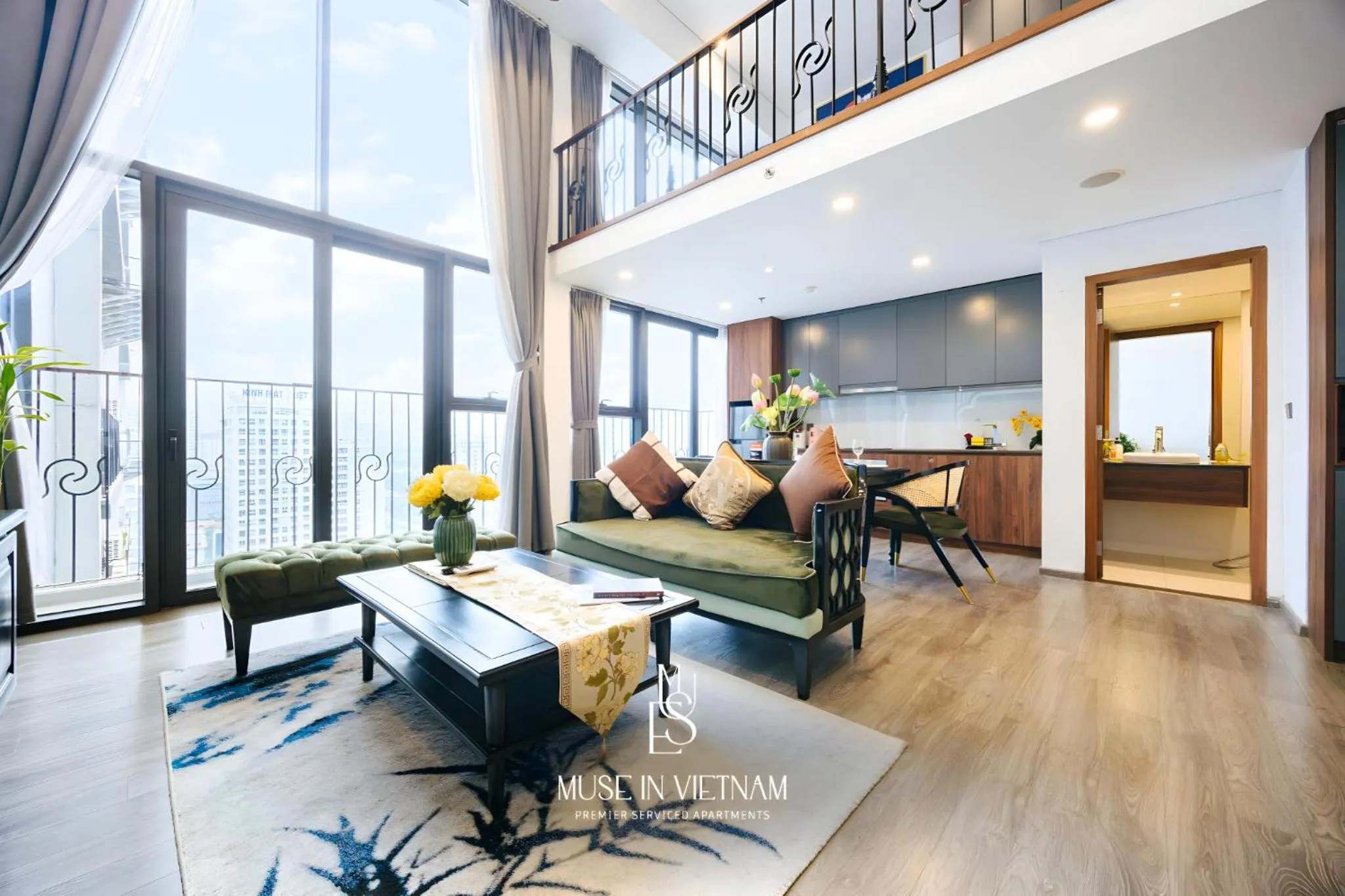 Living room in Muse Hanoi PentStudio West Lake