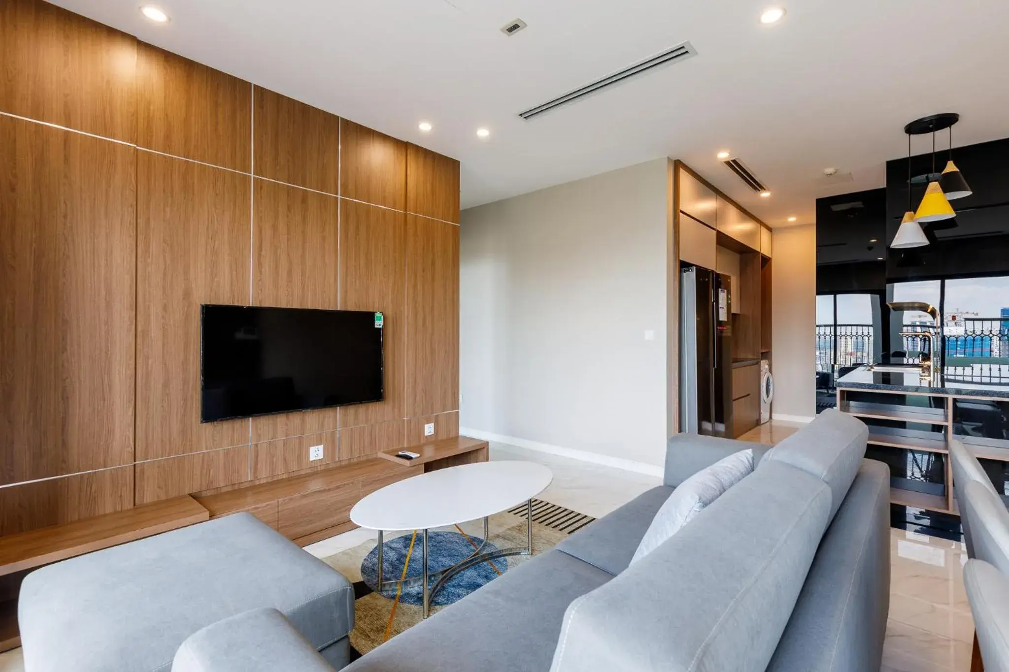 Living room in Muse Hanoi Lake View Luxury Apartment - D' Eldorado Living room in Muse Hanoi Lake View Luxury Apartment - D' Eldorado