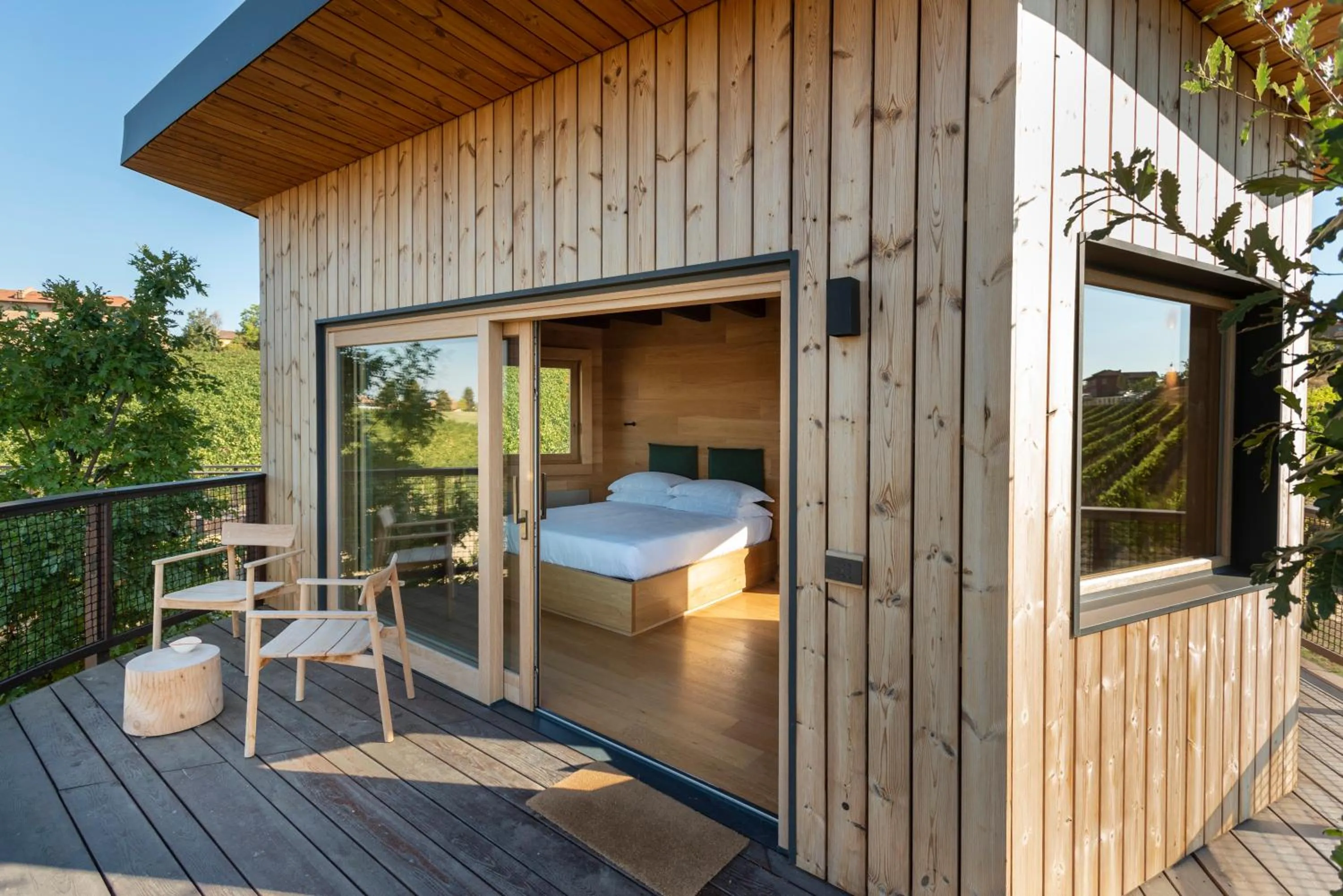 Balcony/Terrace, Bed in Le Marne Relais - Small Luxury Hotels of the World