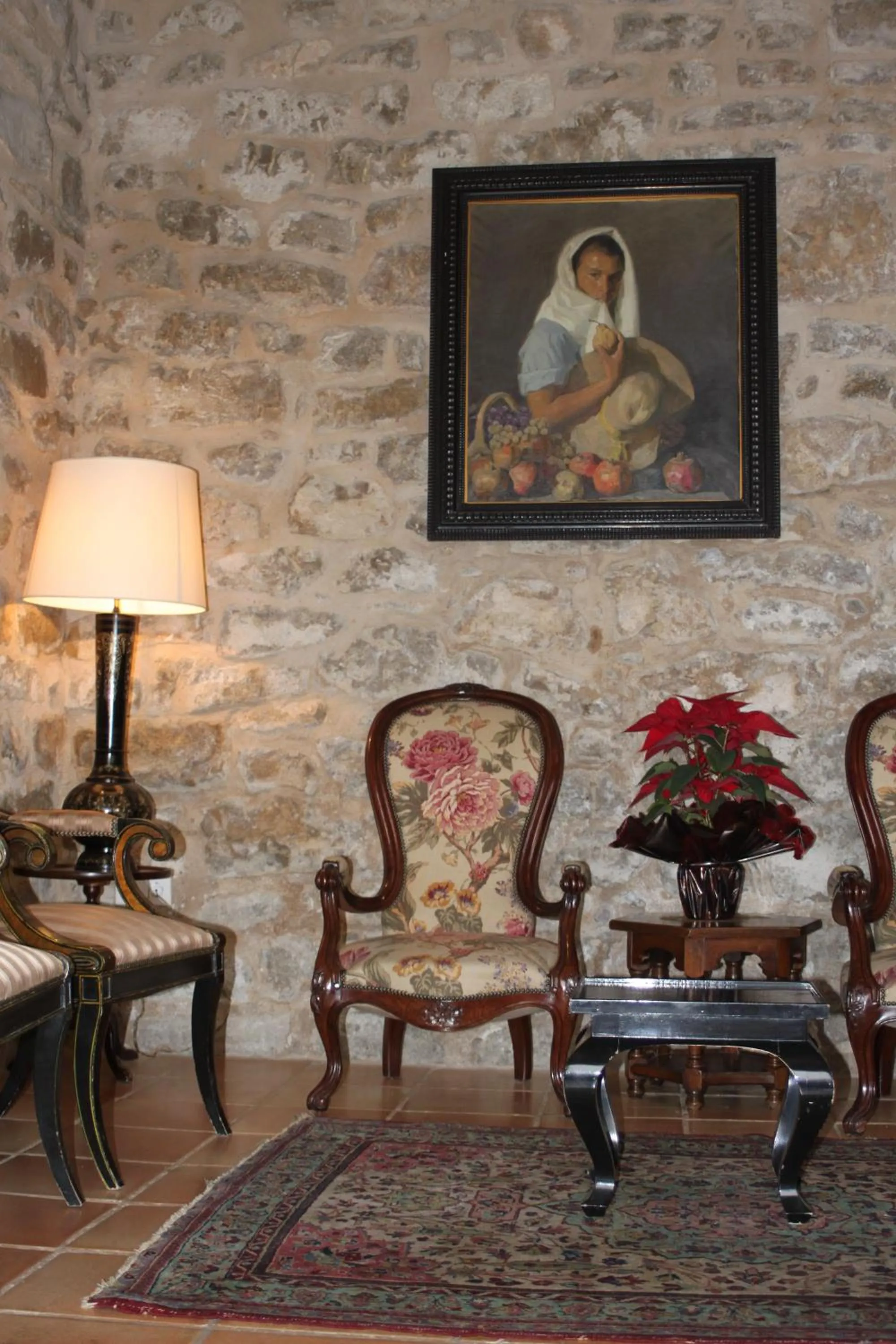 Living room in Hospedería de Alesves