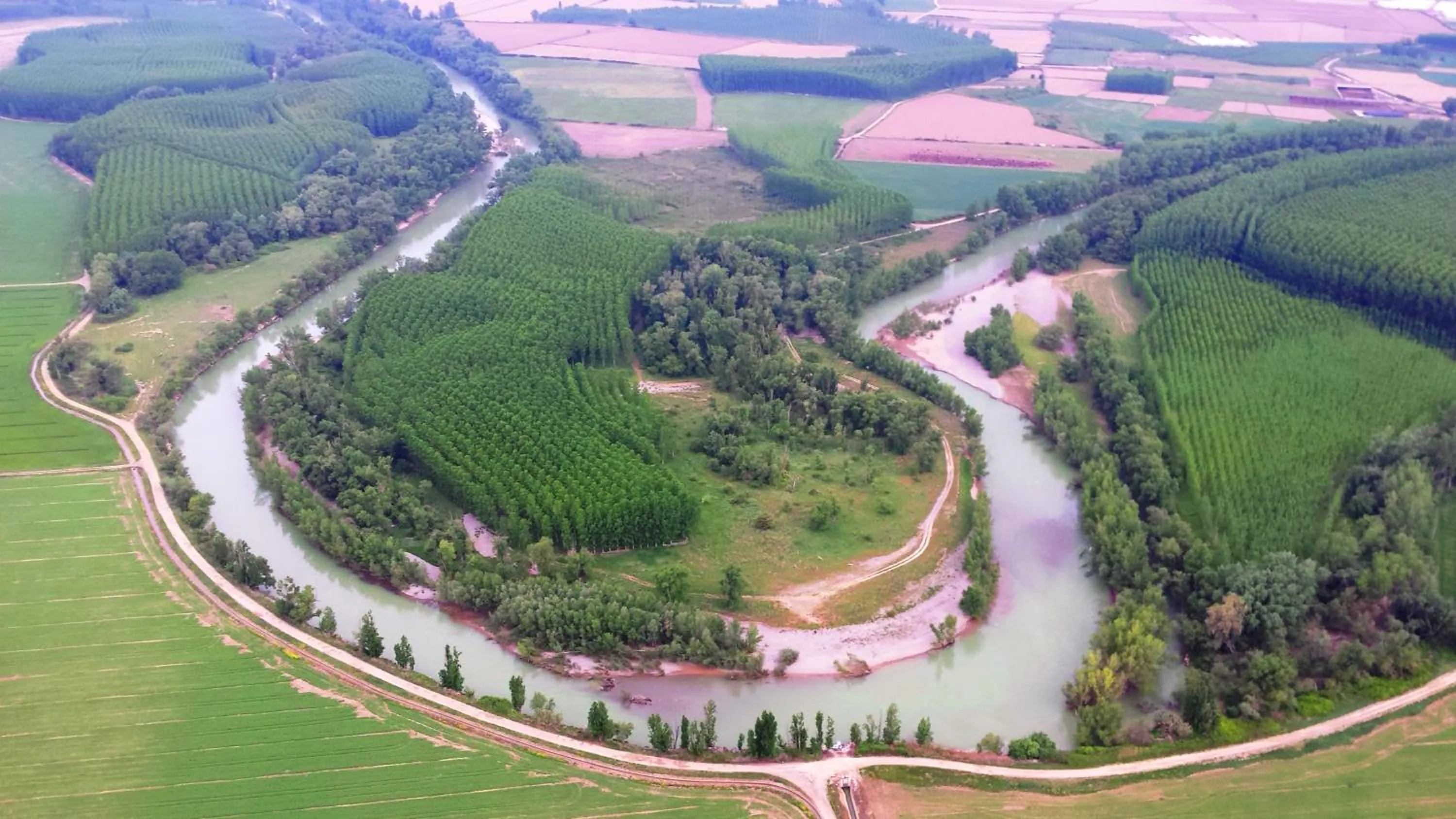 Natural landscape in Hospedería de Alesves