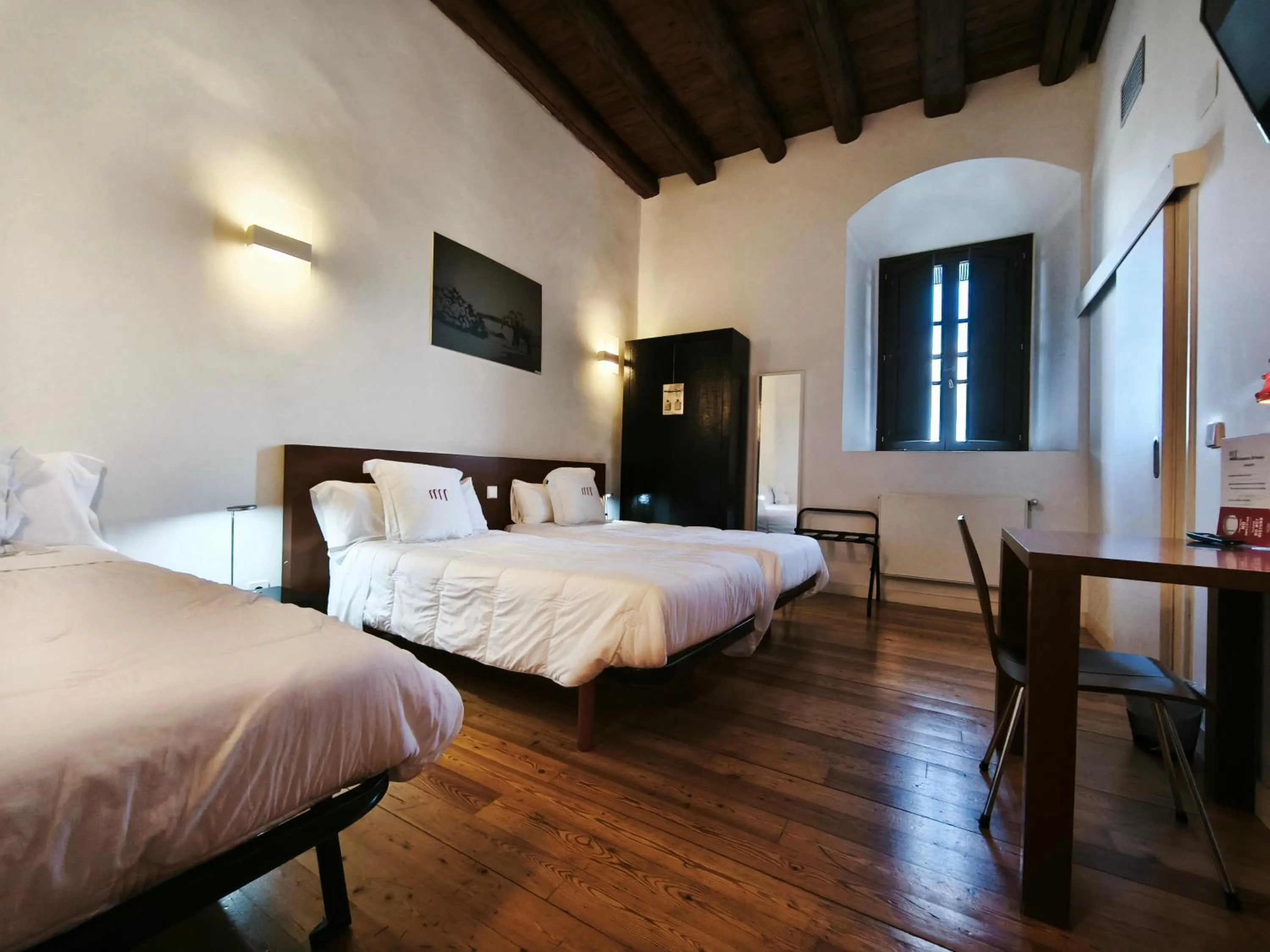 Bed in Hospedería de Alesves