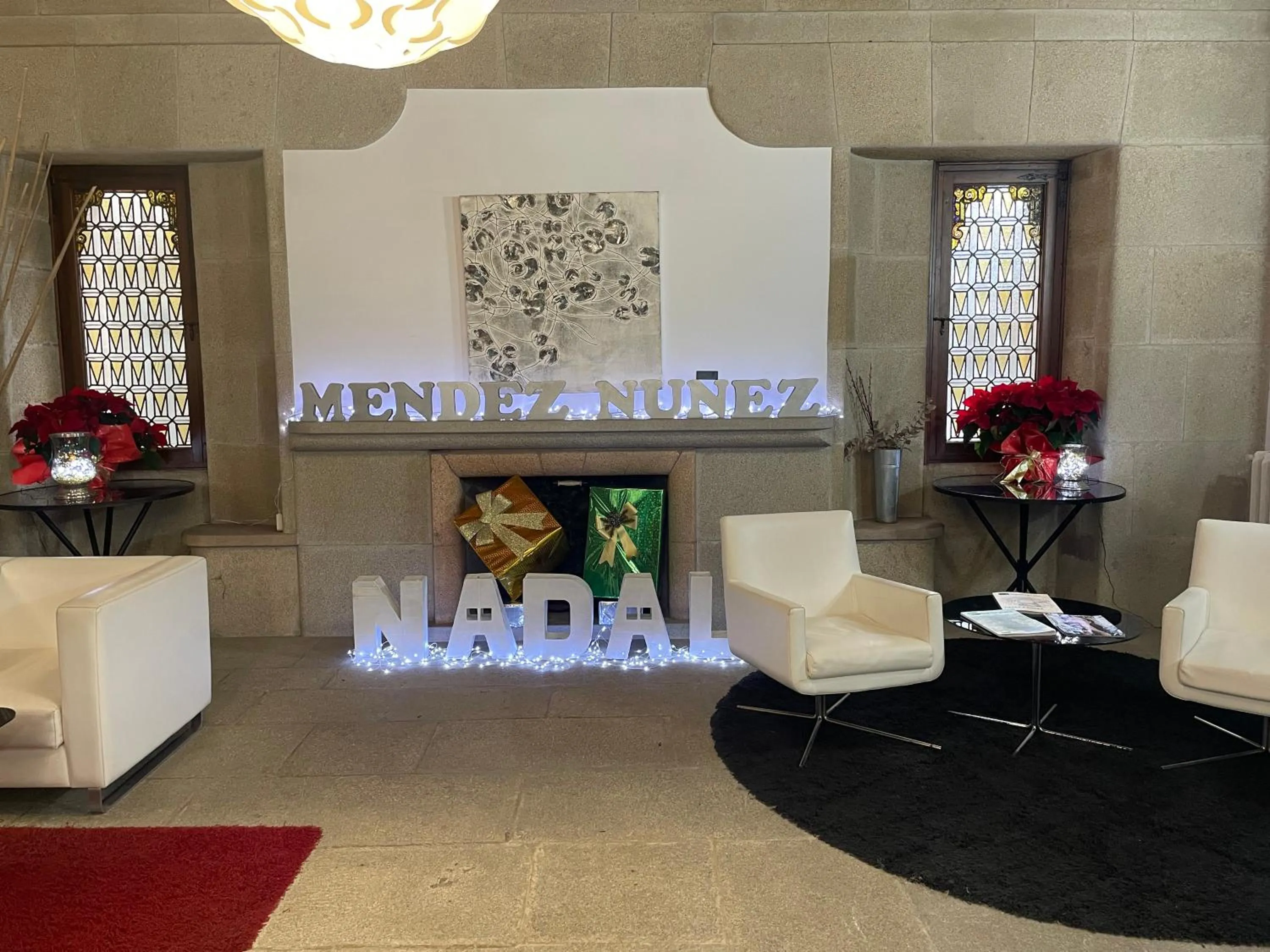 Lobby or reception in Hotel Mendez Nuñez