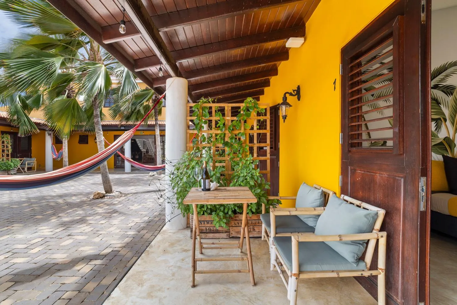 Balcony/Terrace in Boutique Hotel Wanapa - Adult Friendly - 14 years and older