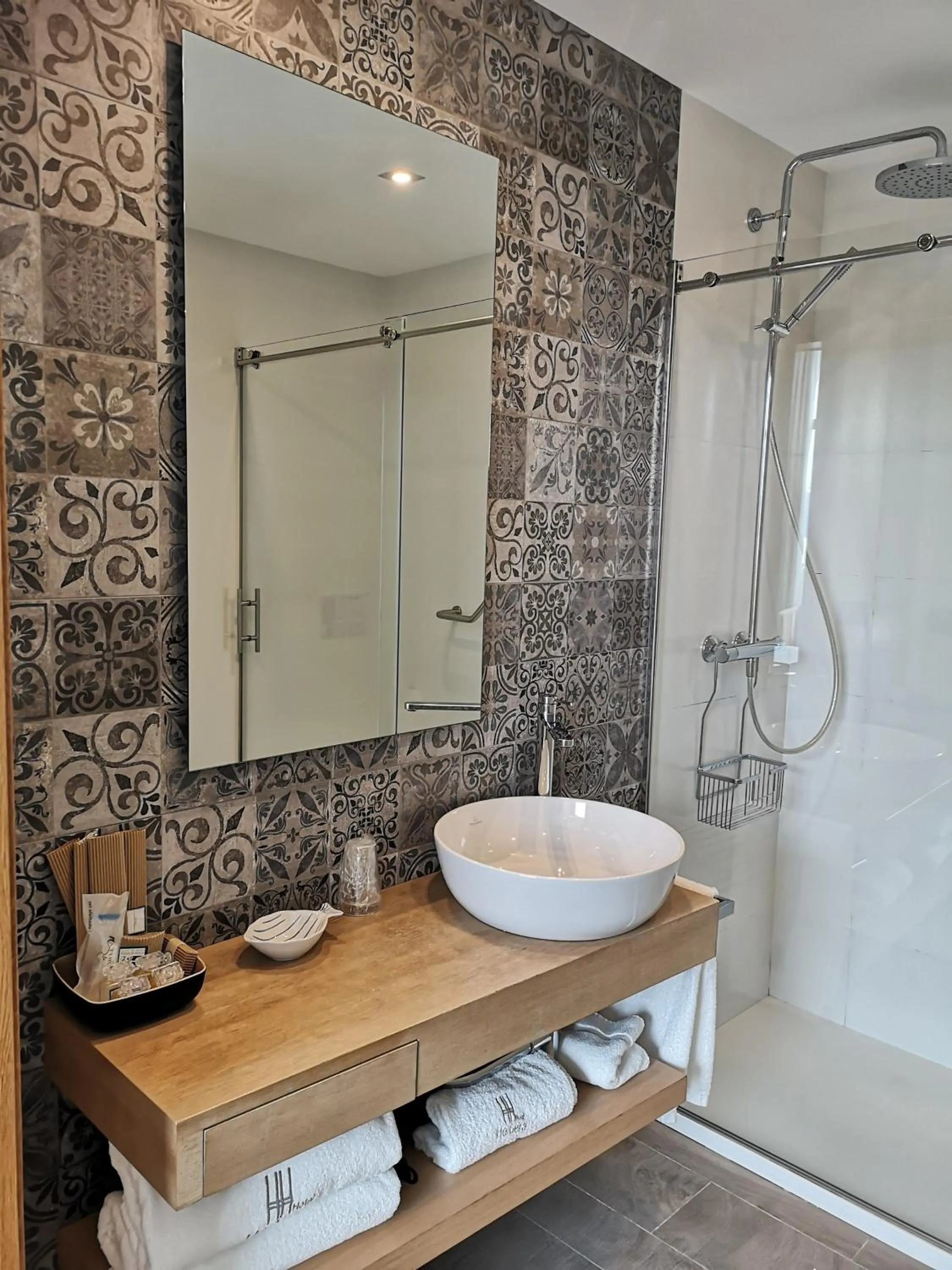 Bathroom in Hotel Herbeira