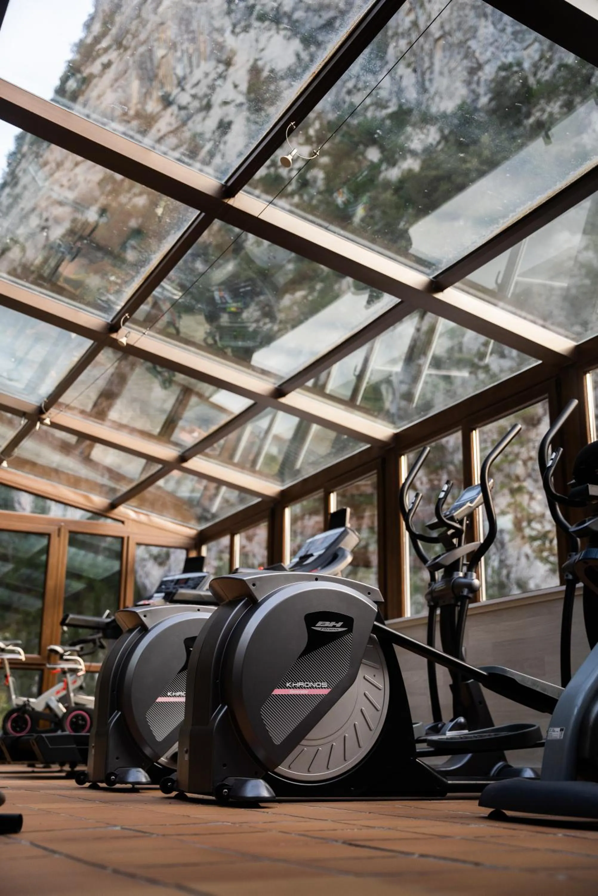 Fitness centre/facilities in Hotel Balneario La Hermida