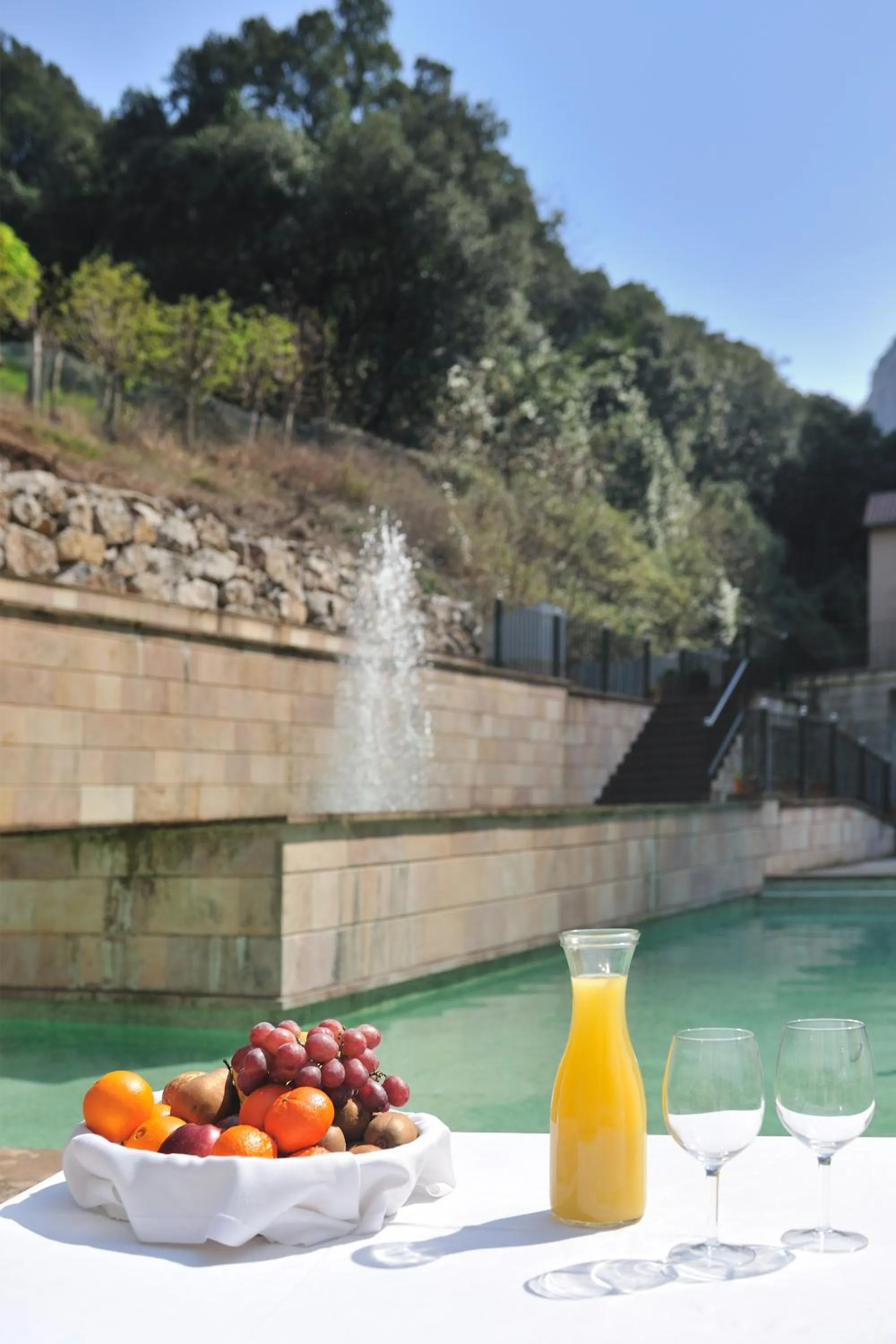 Swimming pool in Hotel Balneario La Hermida