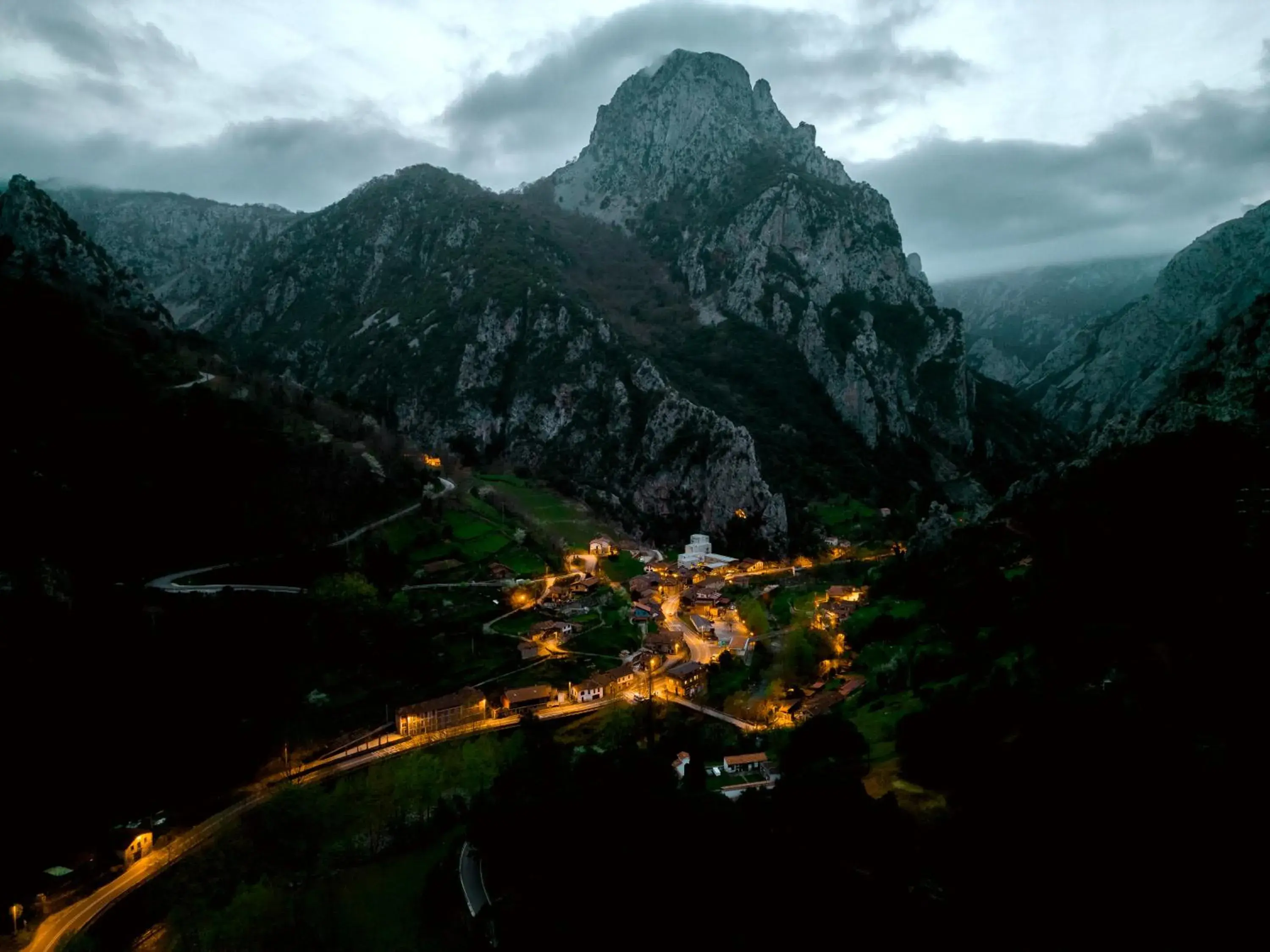 Bird's eye view in Hotel Balneario La Hermida Bird's eye view in Hotel Balneario La Hermida