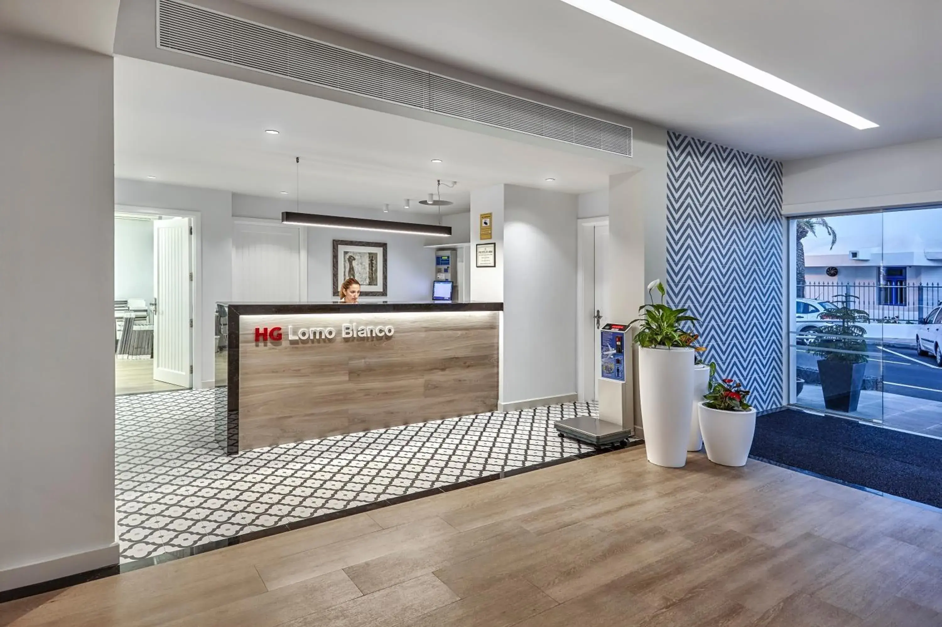 Lobby or reception in HG Lomo Blanco Lobby or reception in HG Lomo Blanco