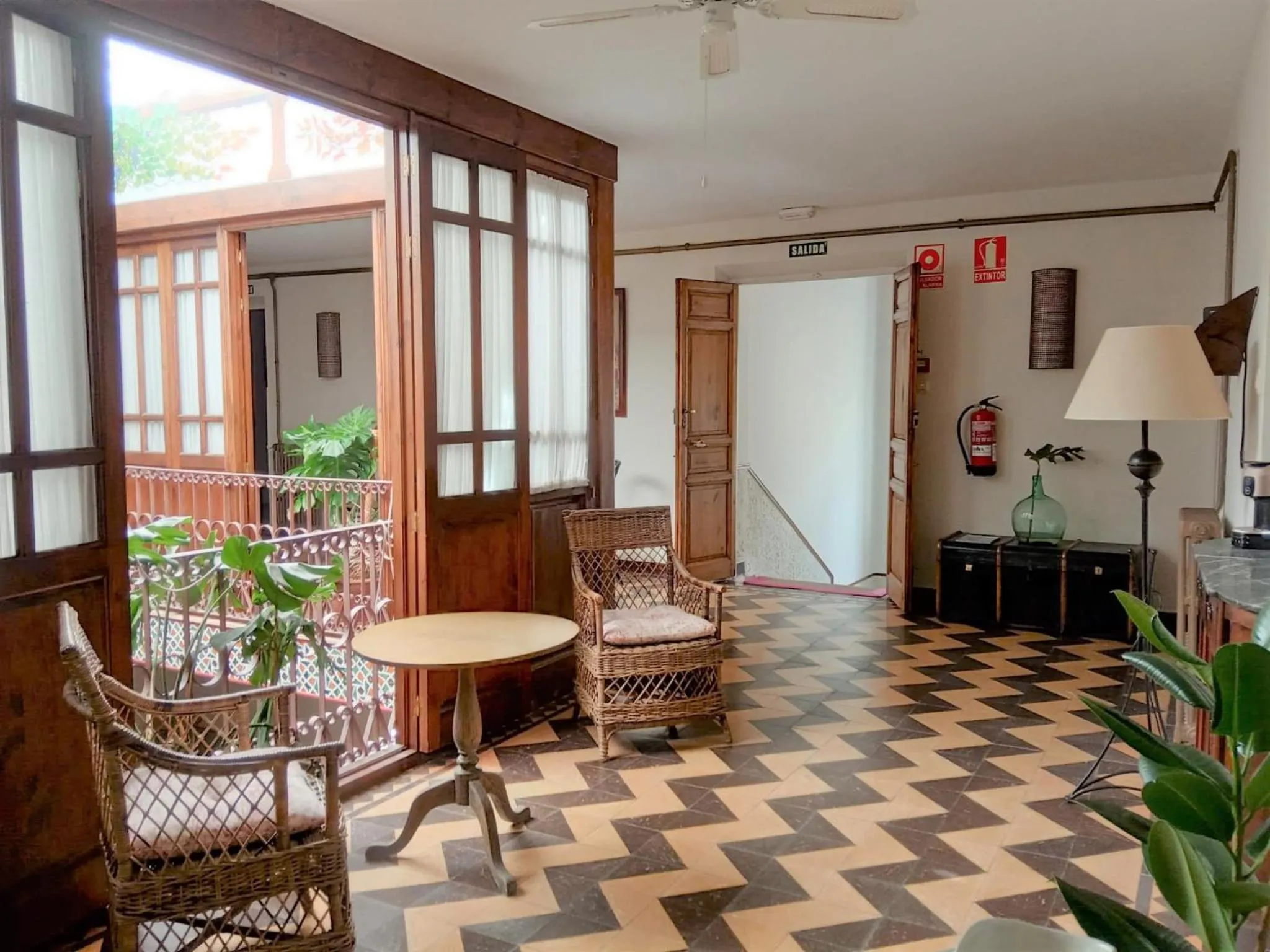 Seating area in Hotel Rural La Vida de Antes