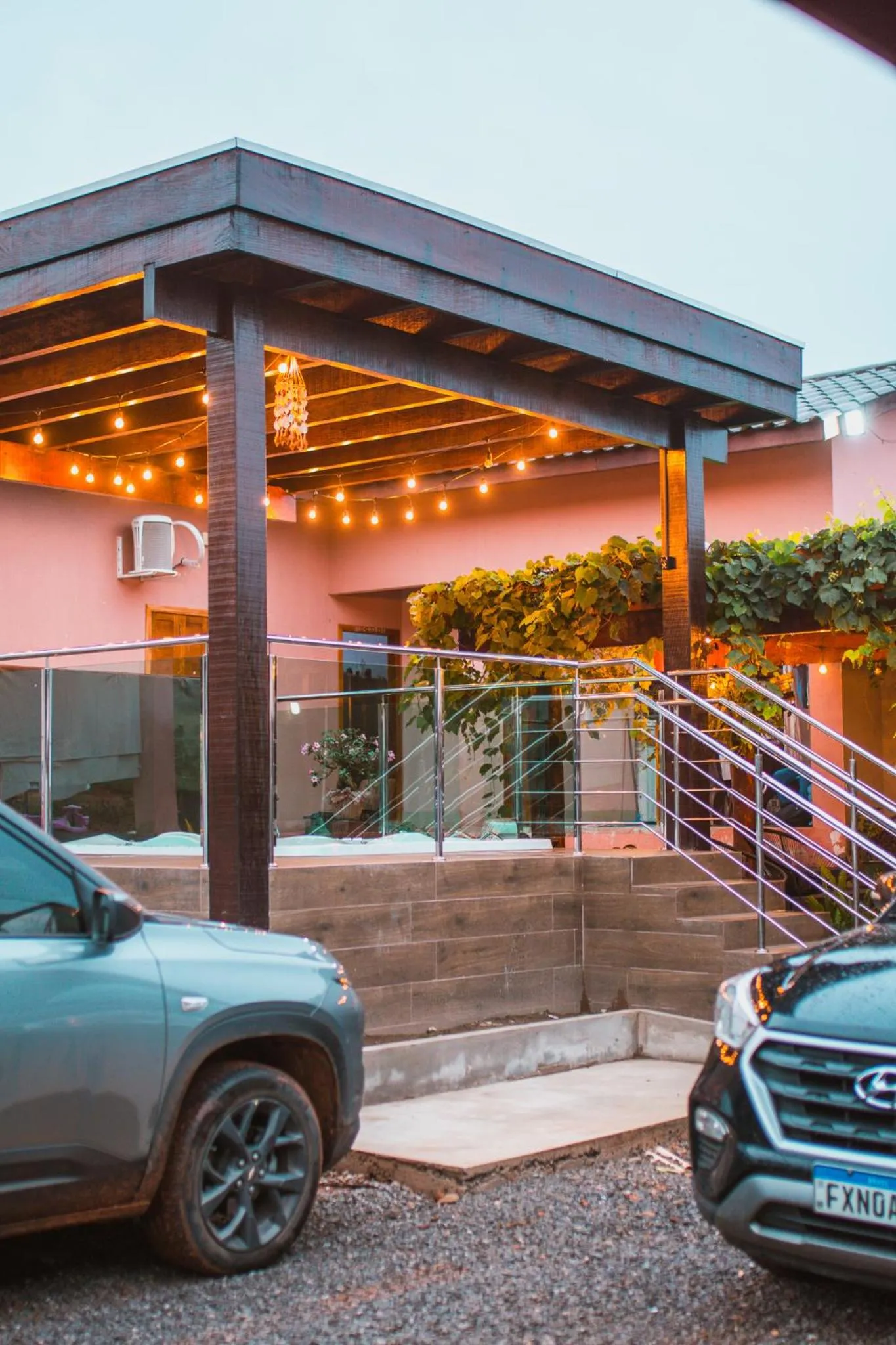 Hot Tub in Lukinhas Pousada