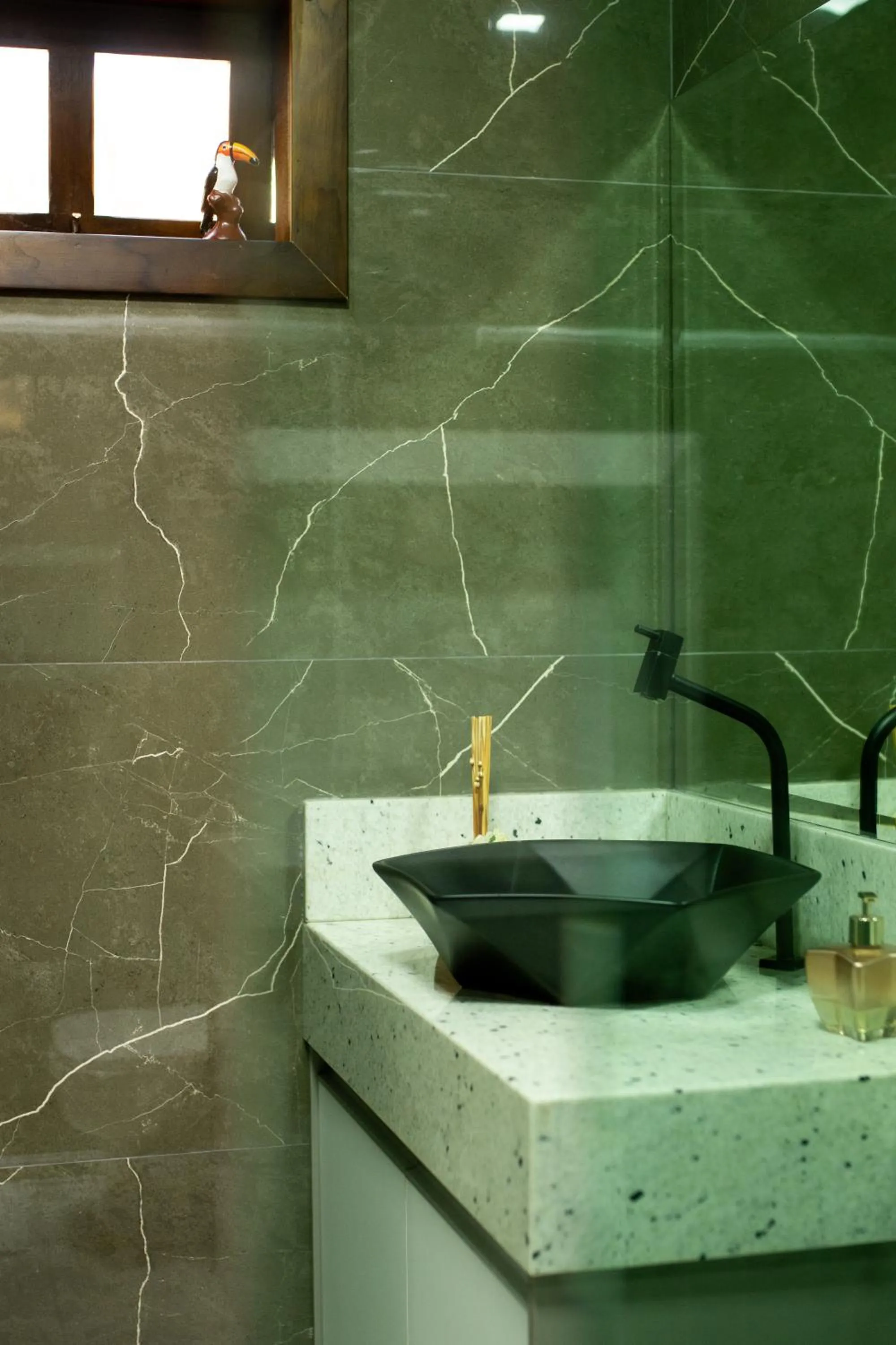 Bathroom in Lukinhas Pousada