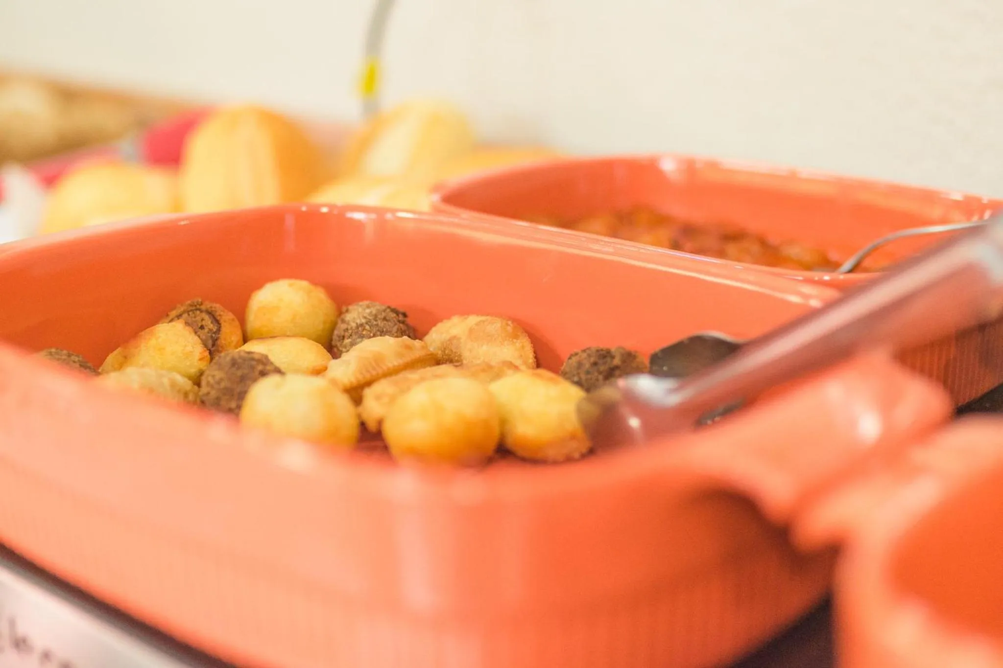 Continental breakfast in Lukinhas Pousada