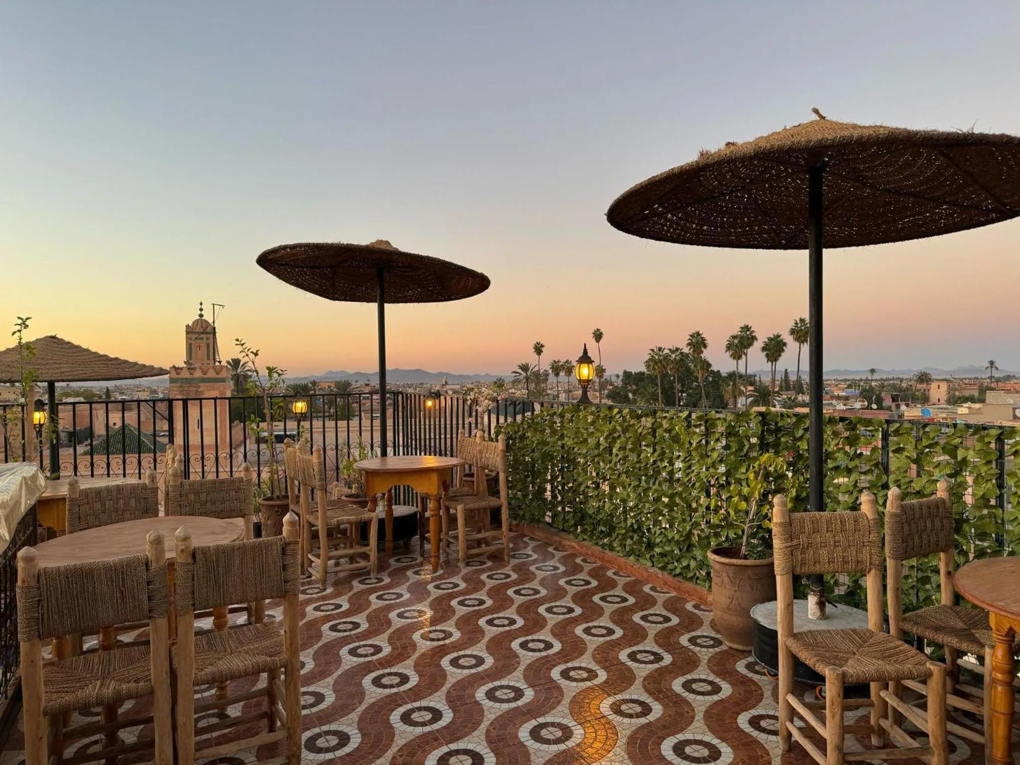 Patio in Riad Malayine