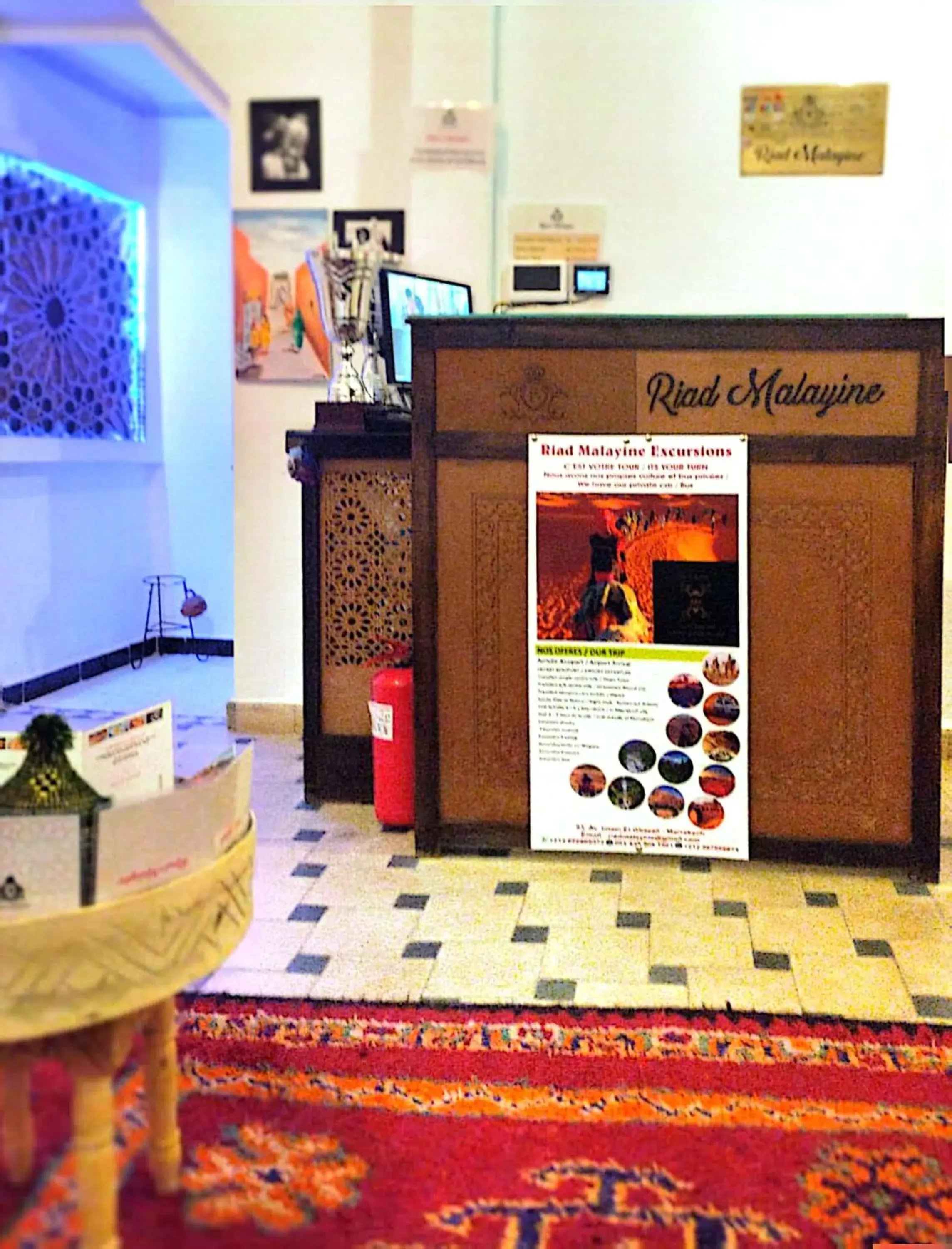 Lobby or reception in Riad Malayine Lobby or reception in Riad Malayine
