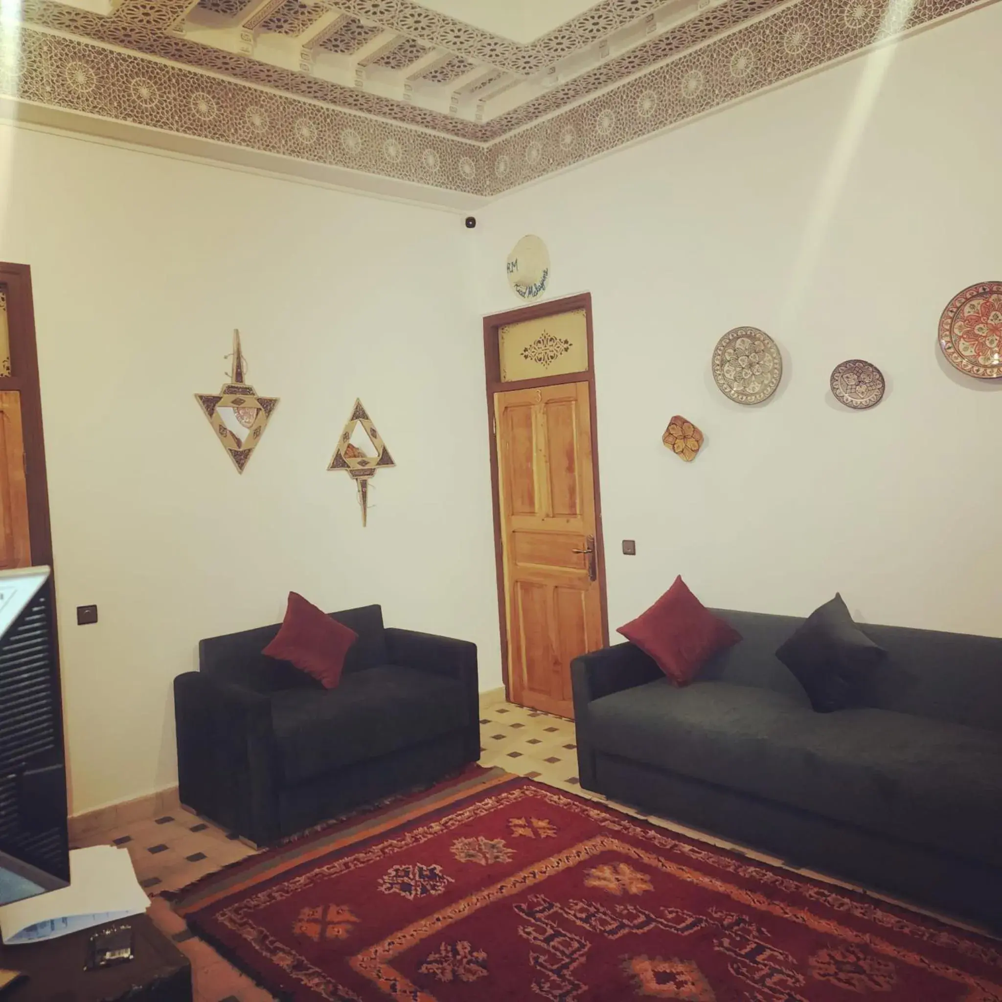 Living room in Riad Malayine Living room in Riad Malayine
