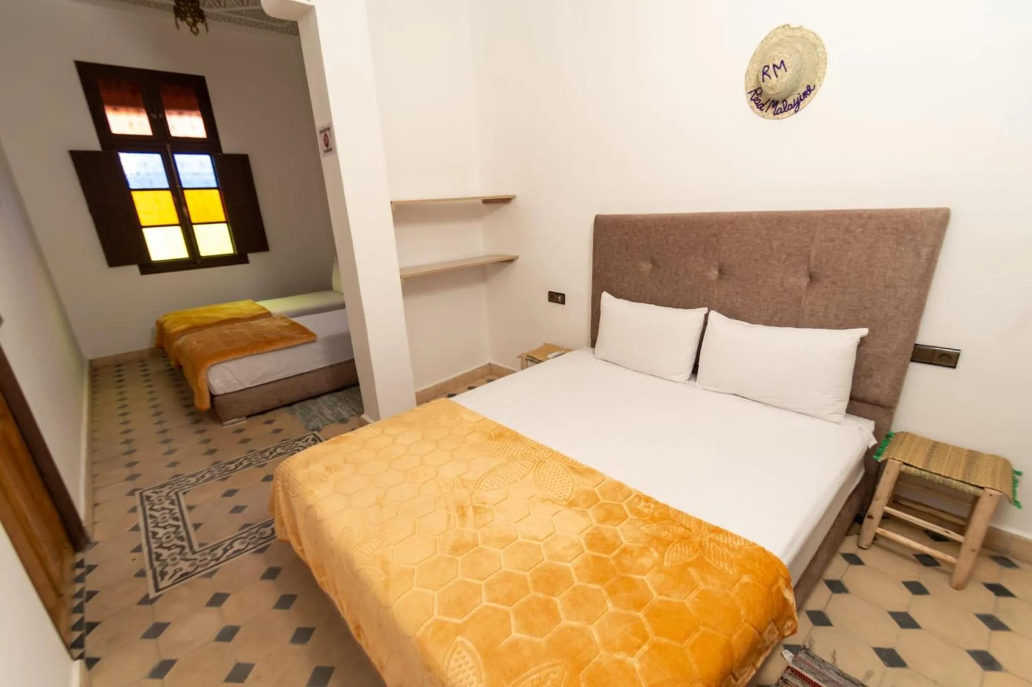 Bed in Riad Malayine