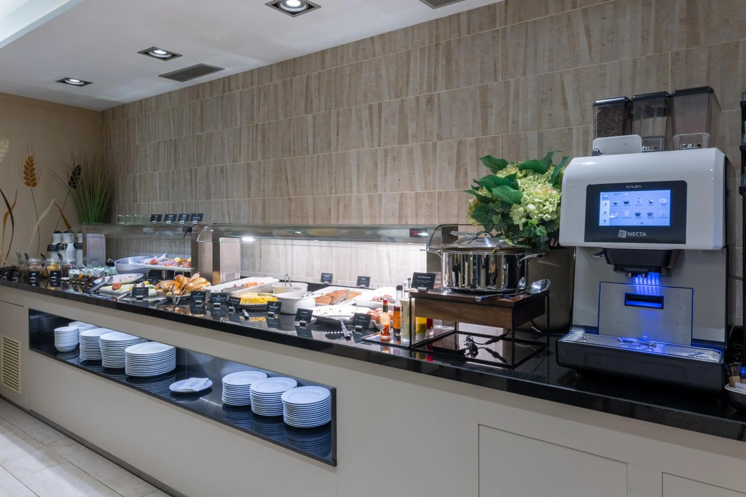 Buffet breakfast in Hotel Lyon