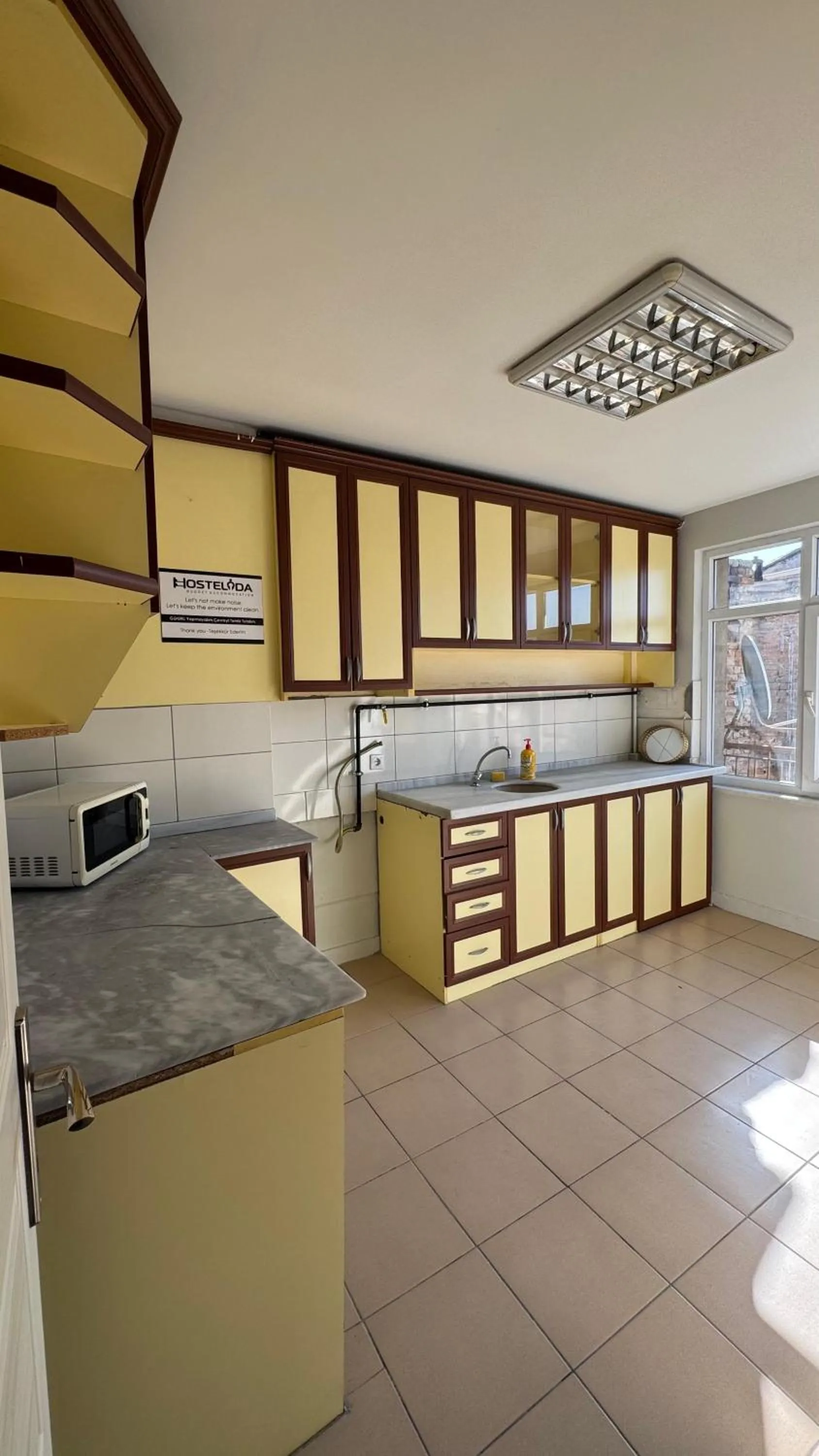 Kitchen or kitchenette in Hostelida Konya