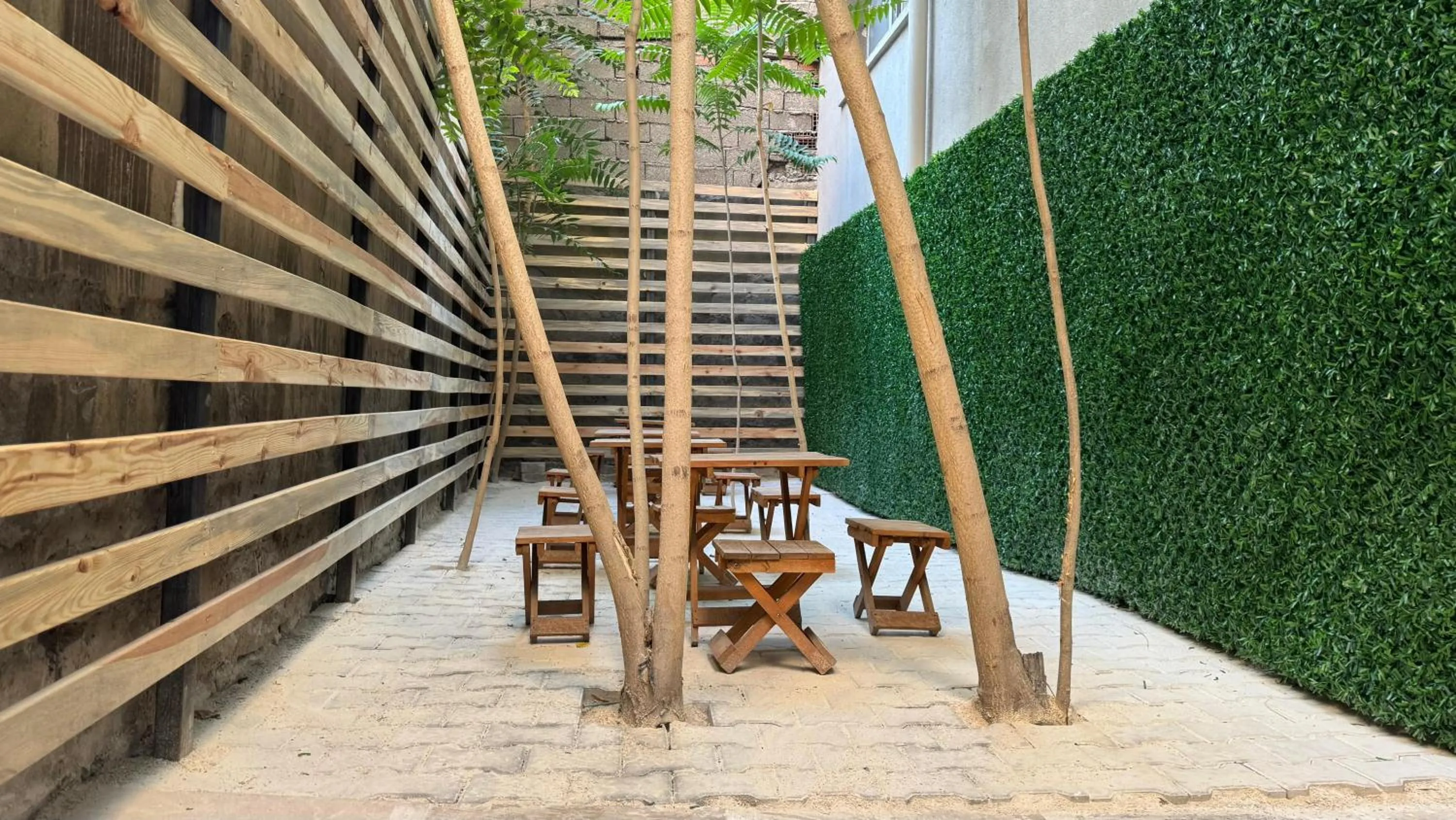 Patio in Hostelida Konya