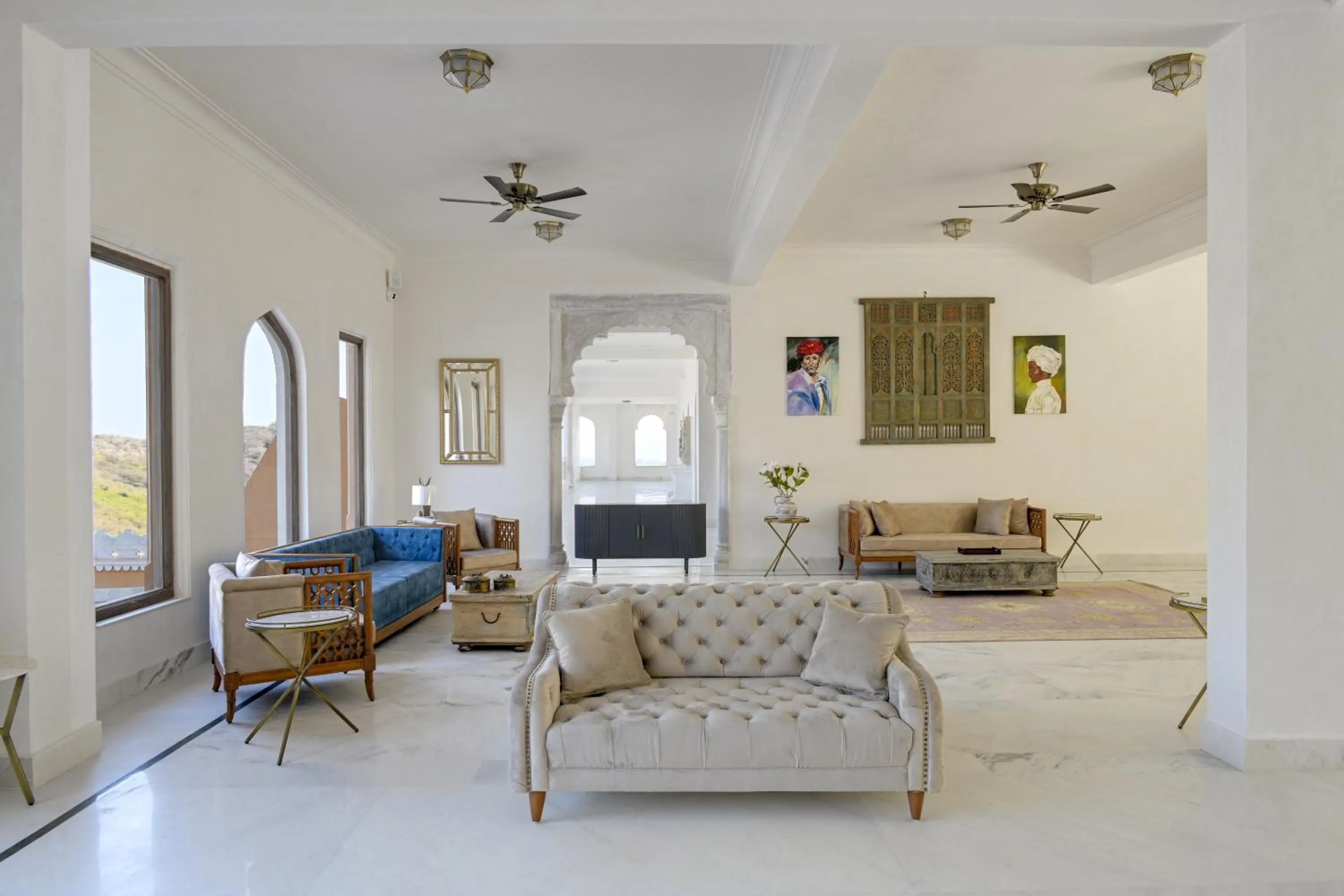 Lobby or reception in Fateh Vilas by Fateh Collection