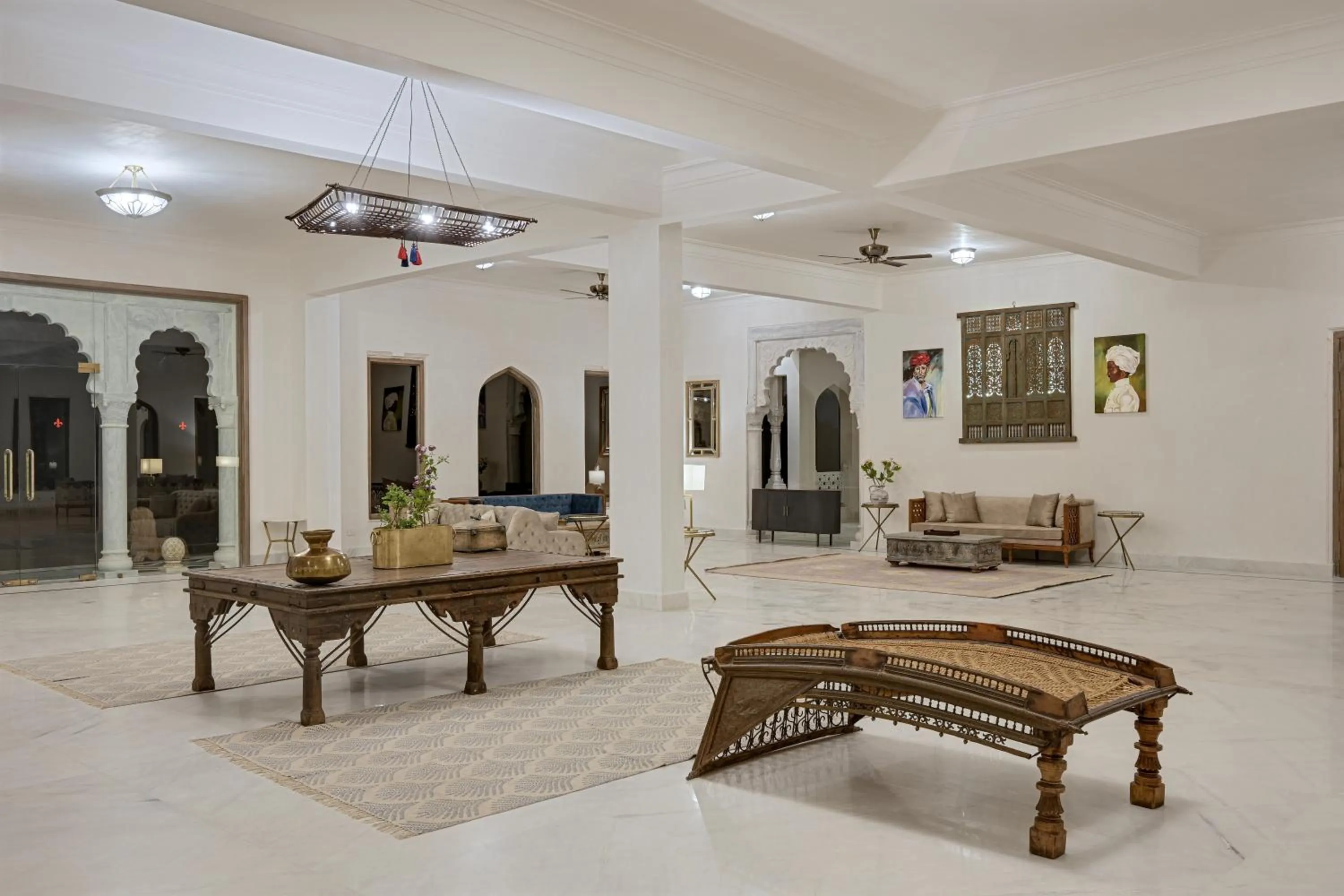 Lobby or reception in Fateh Vilas by Fateh Collection