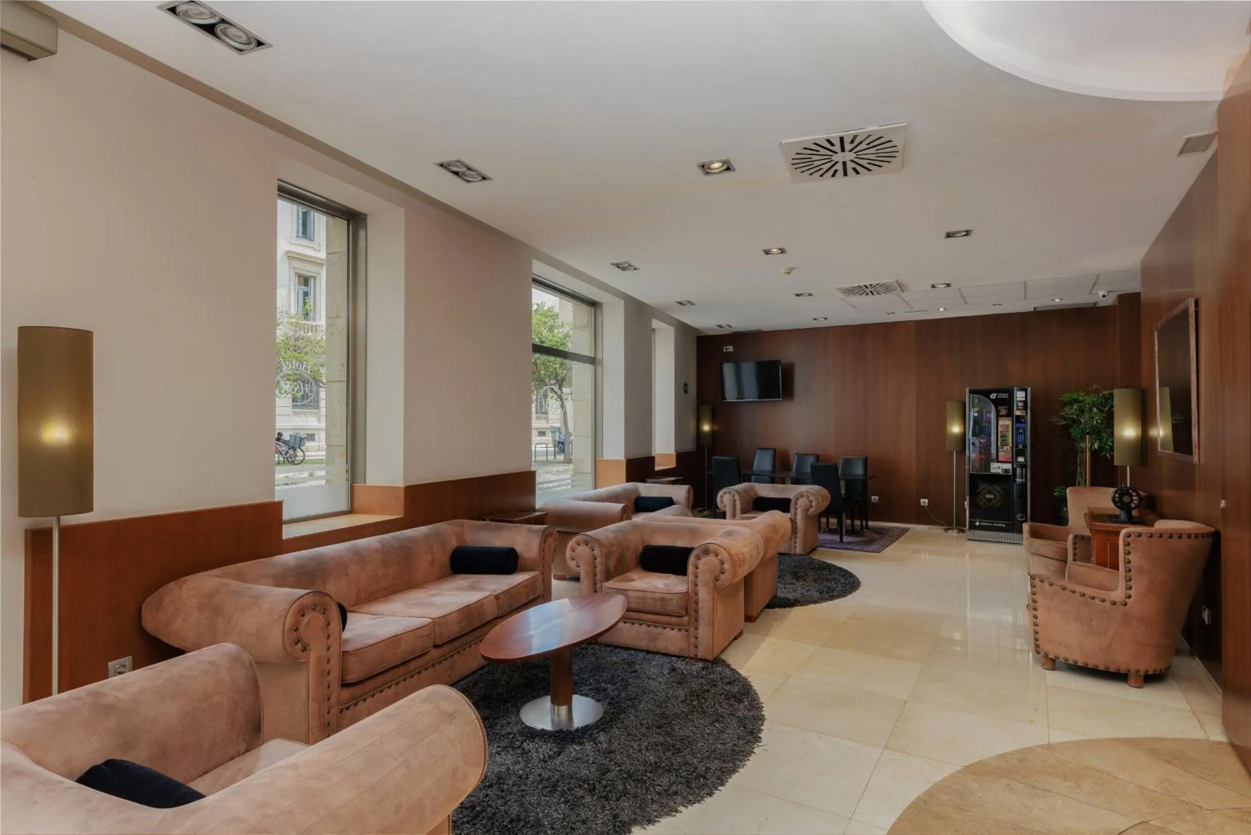 Communal lounge/ TV room in Hotel Santa Marta