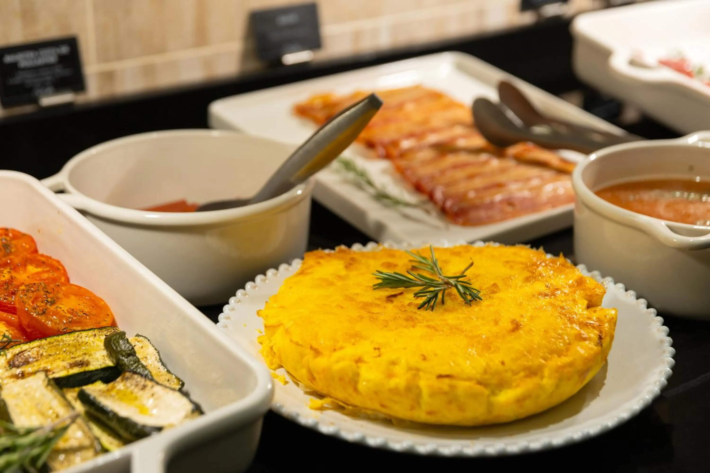 Buffet breakfast in Hotel Santa Marta