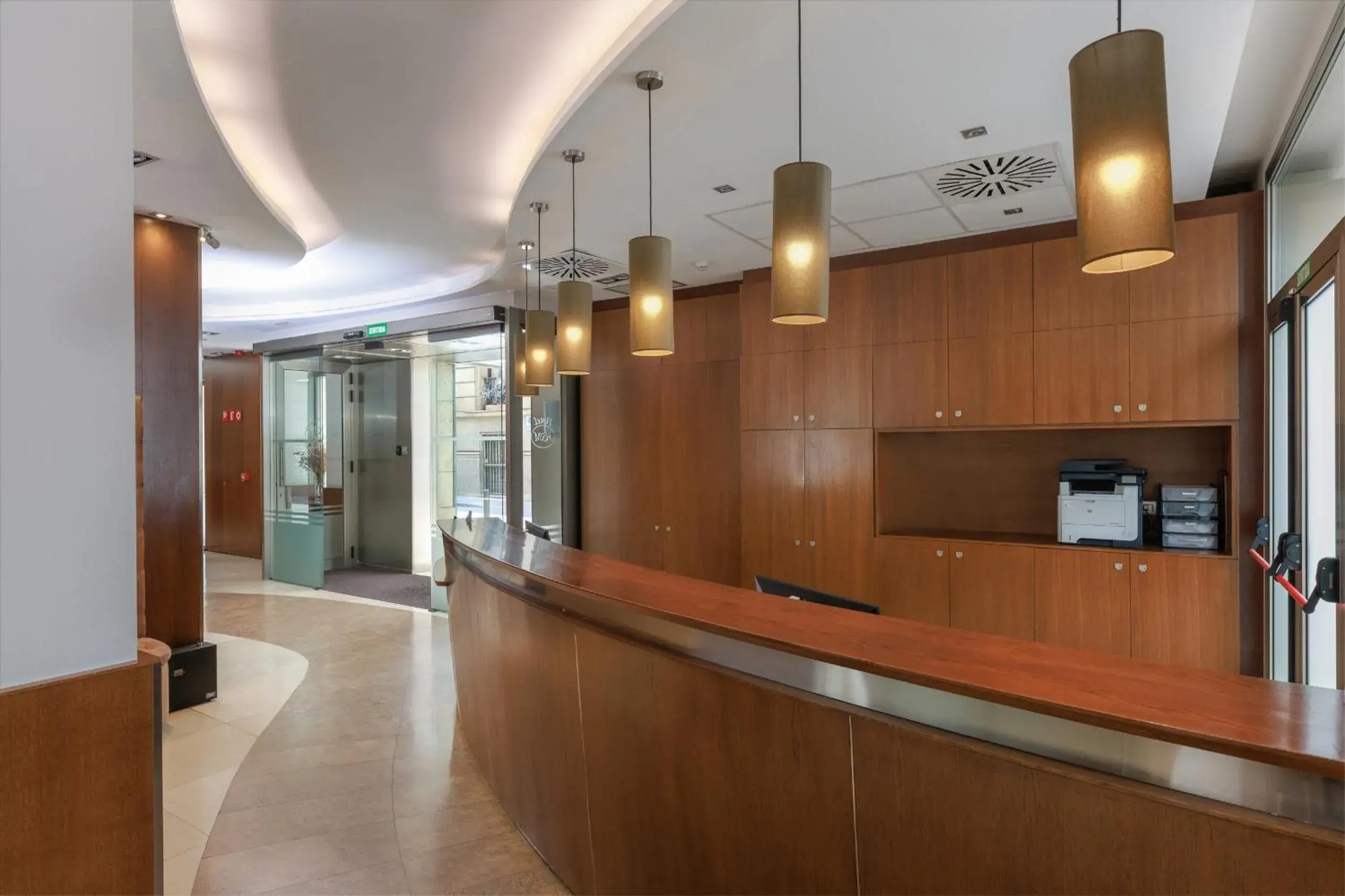 Lobby or reception in Hotel Santa Marta Lobby or reception in Hotel Santa Marta