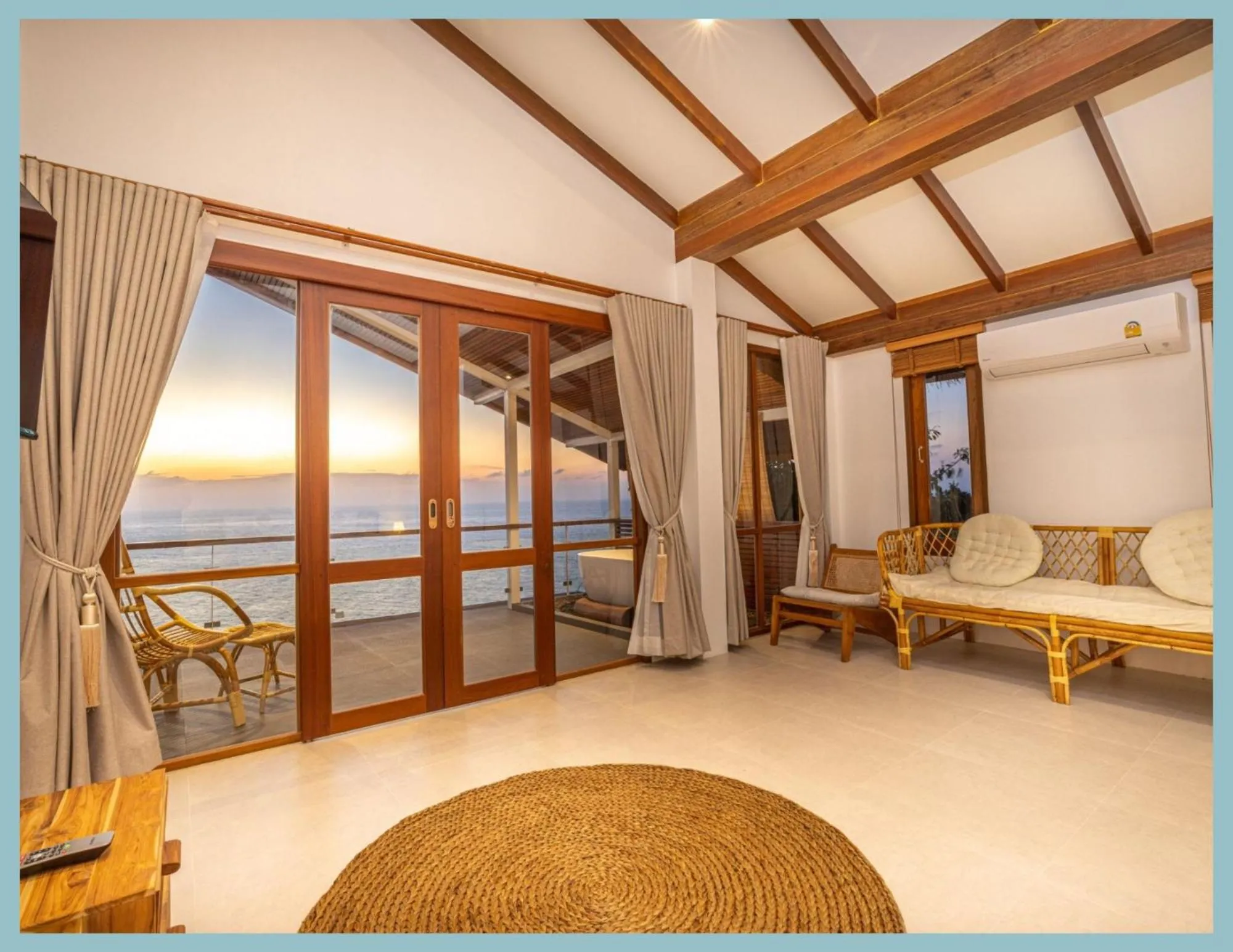 Seating area in The AVA Resort Koh Tao