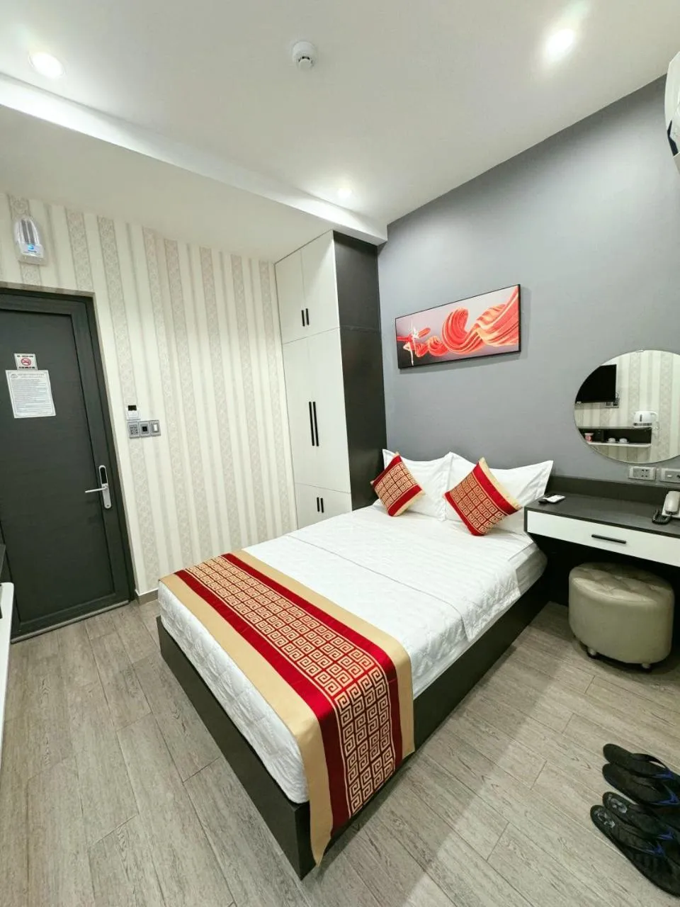 Bed in TÂY NINH CITY HOTEL
