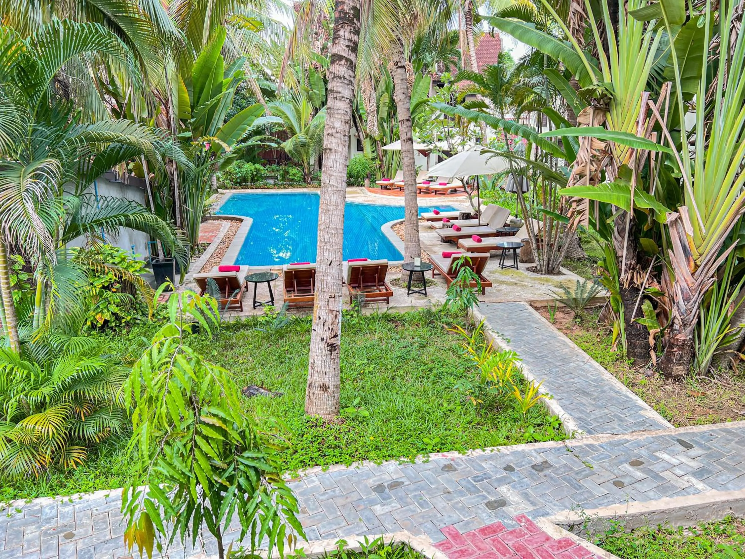 Garden in Natural Relax Villa