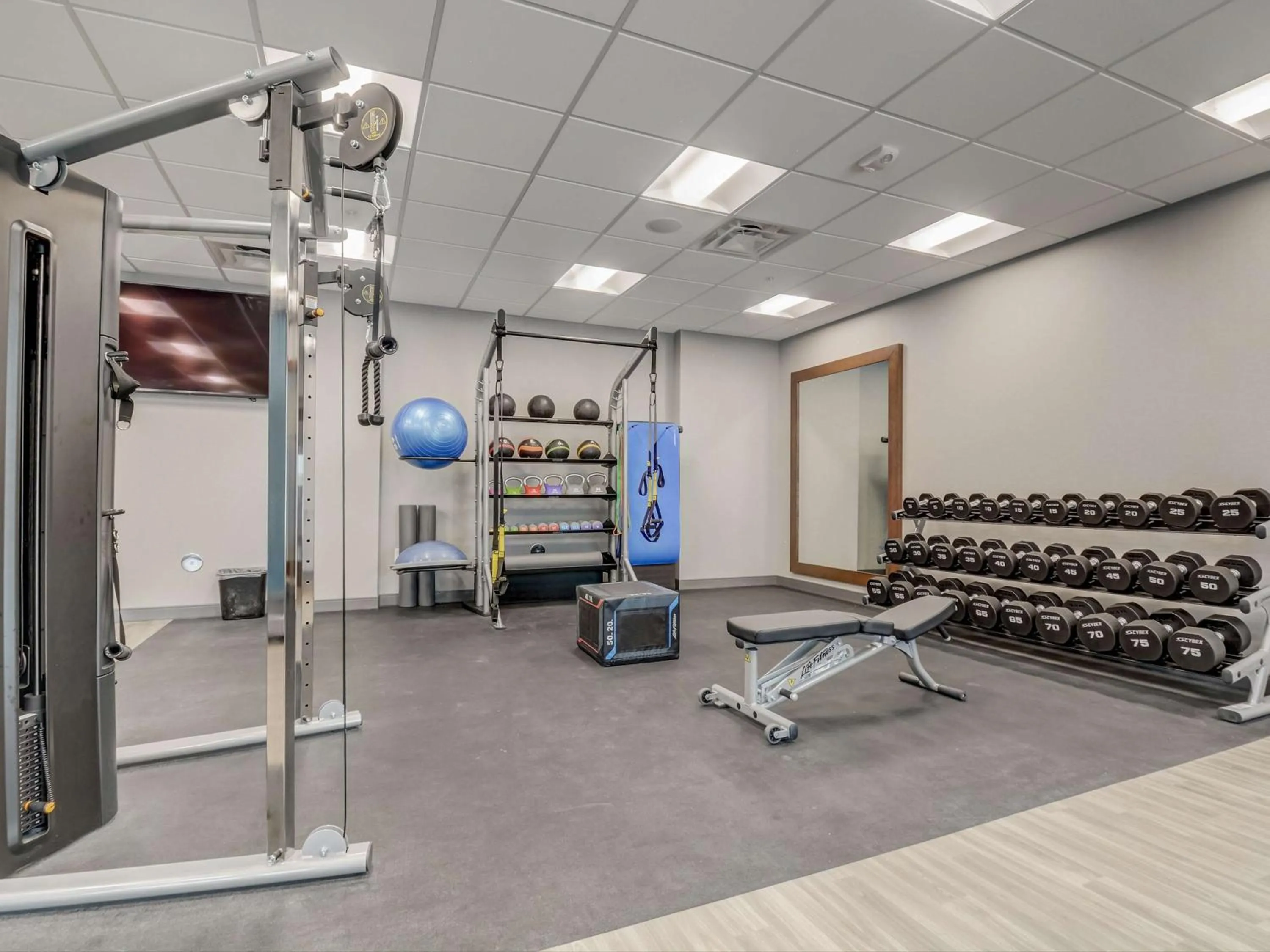 Fitness centre/facilities in Hampton Inn & Suites Williamstown Ark Encounter, Ky