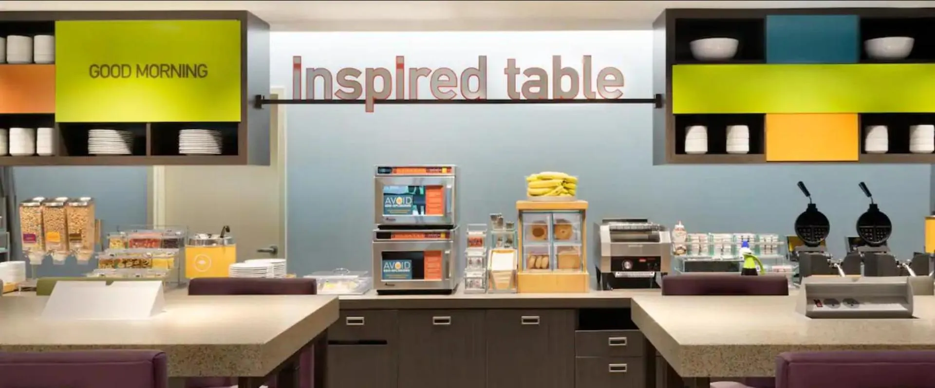 Breakfast in Home2 Suites By Hilton Dallas Medical District Lovefield, Tx