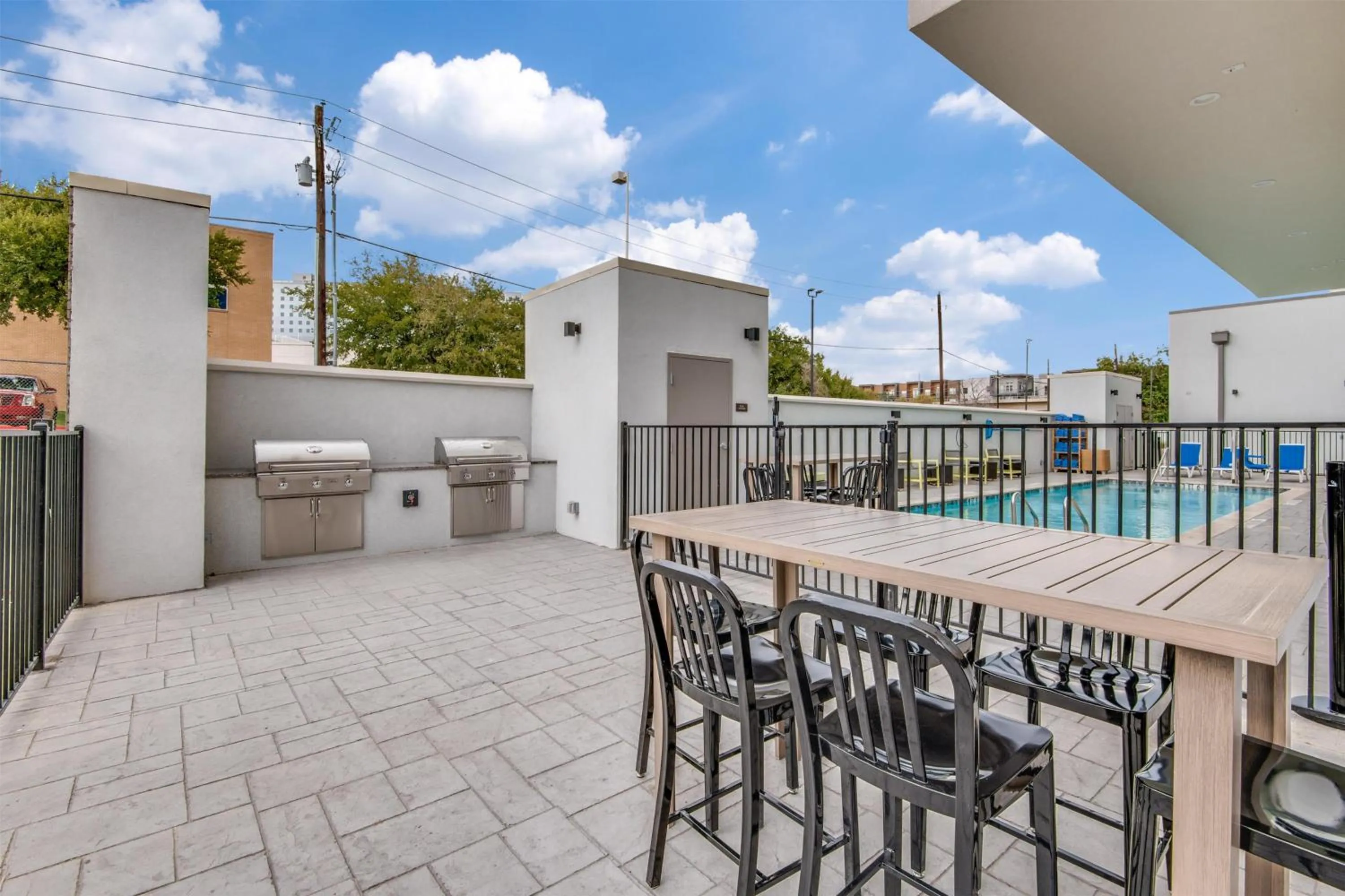 Patio in Home2 Suites By Hilton Dallas Medical District Lovefield, Tx
