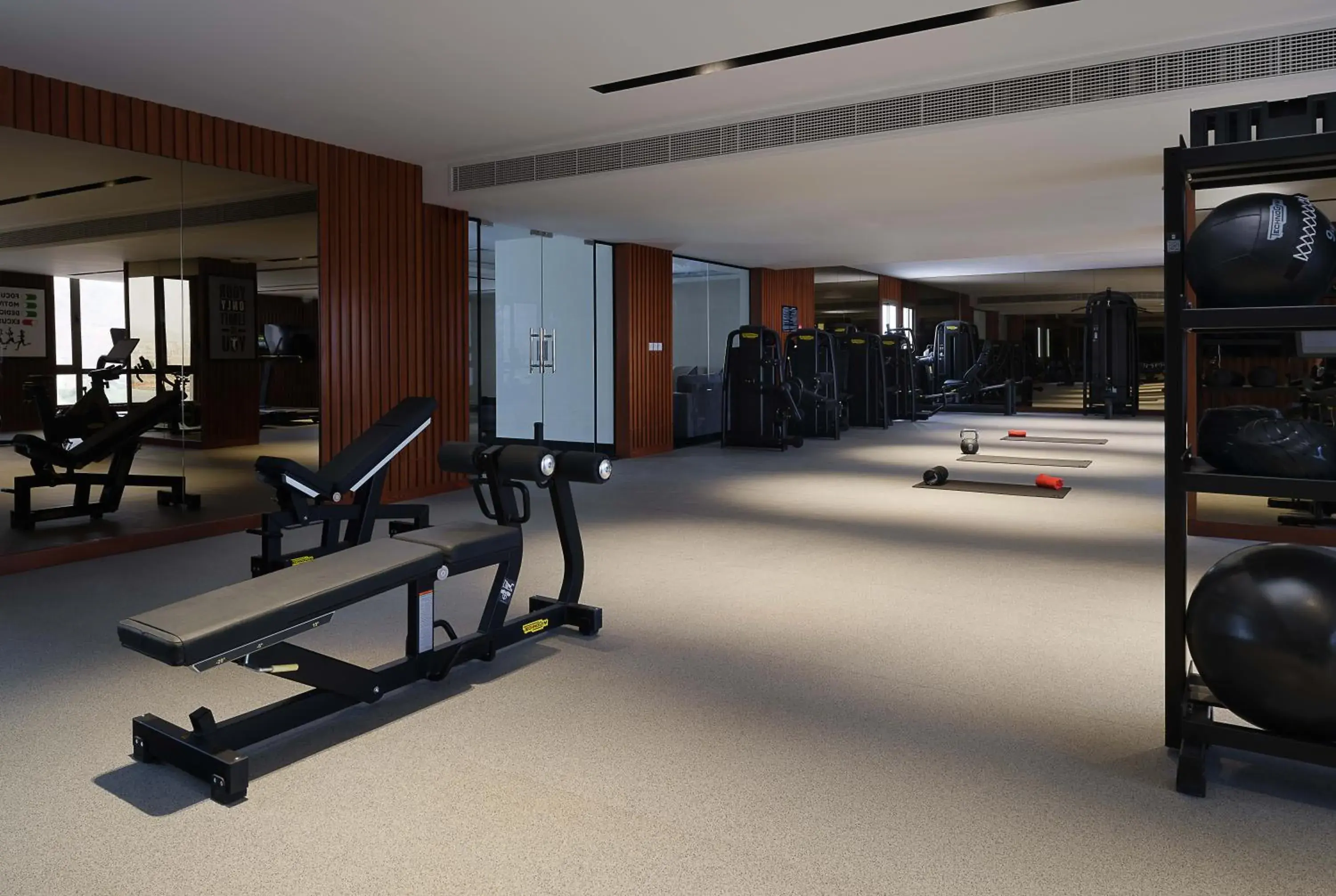 Fitness centre/facilities in DoubleTree by Hilton Muscat Qurum Fitness centre/facilities in DoubleTree by Hilton Muscat Qurum