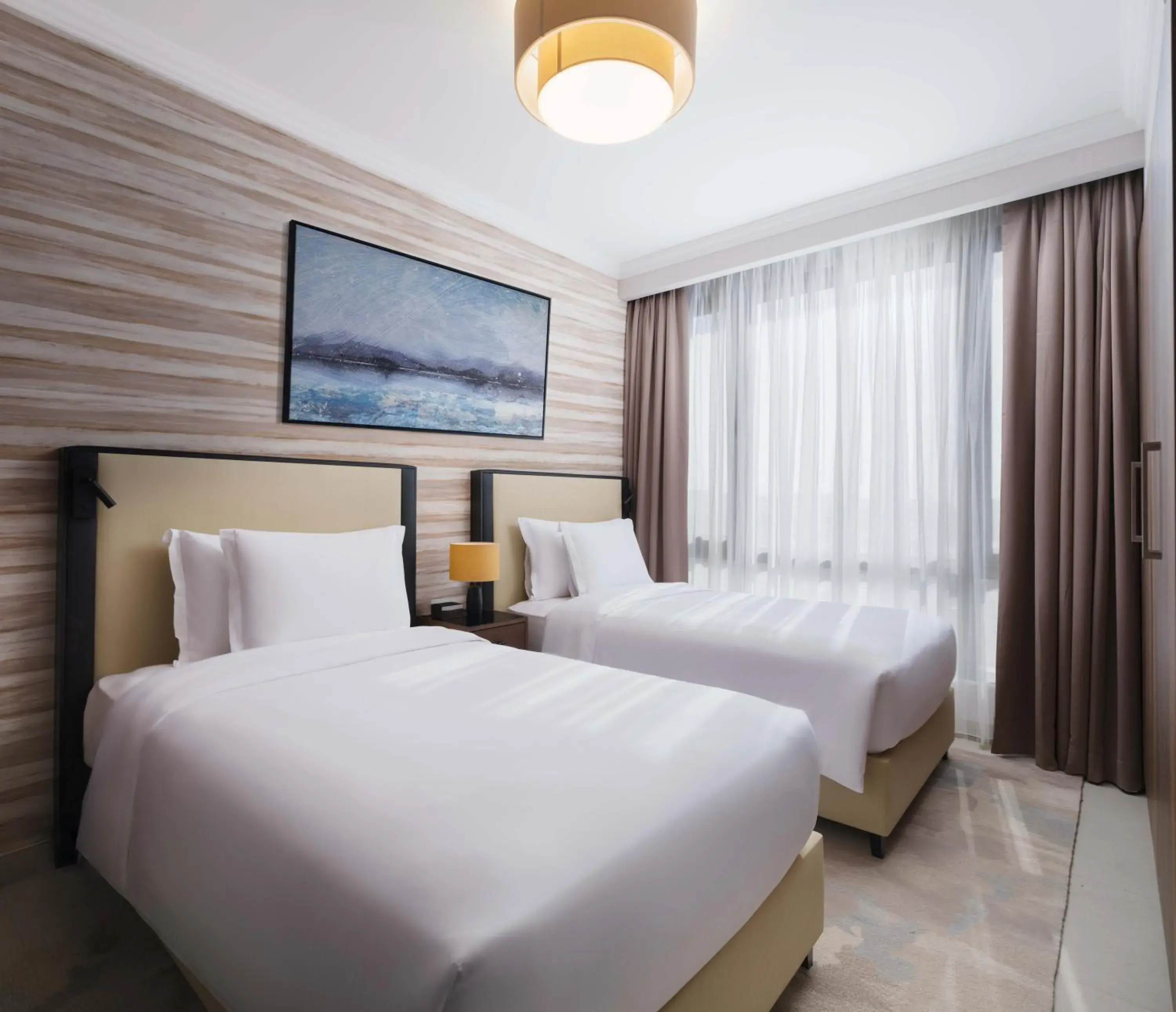 Bed in DoubleTree by Hilton Muscat Qurum Bed in DoubleTree by Hilton Muscat Qurum