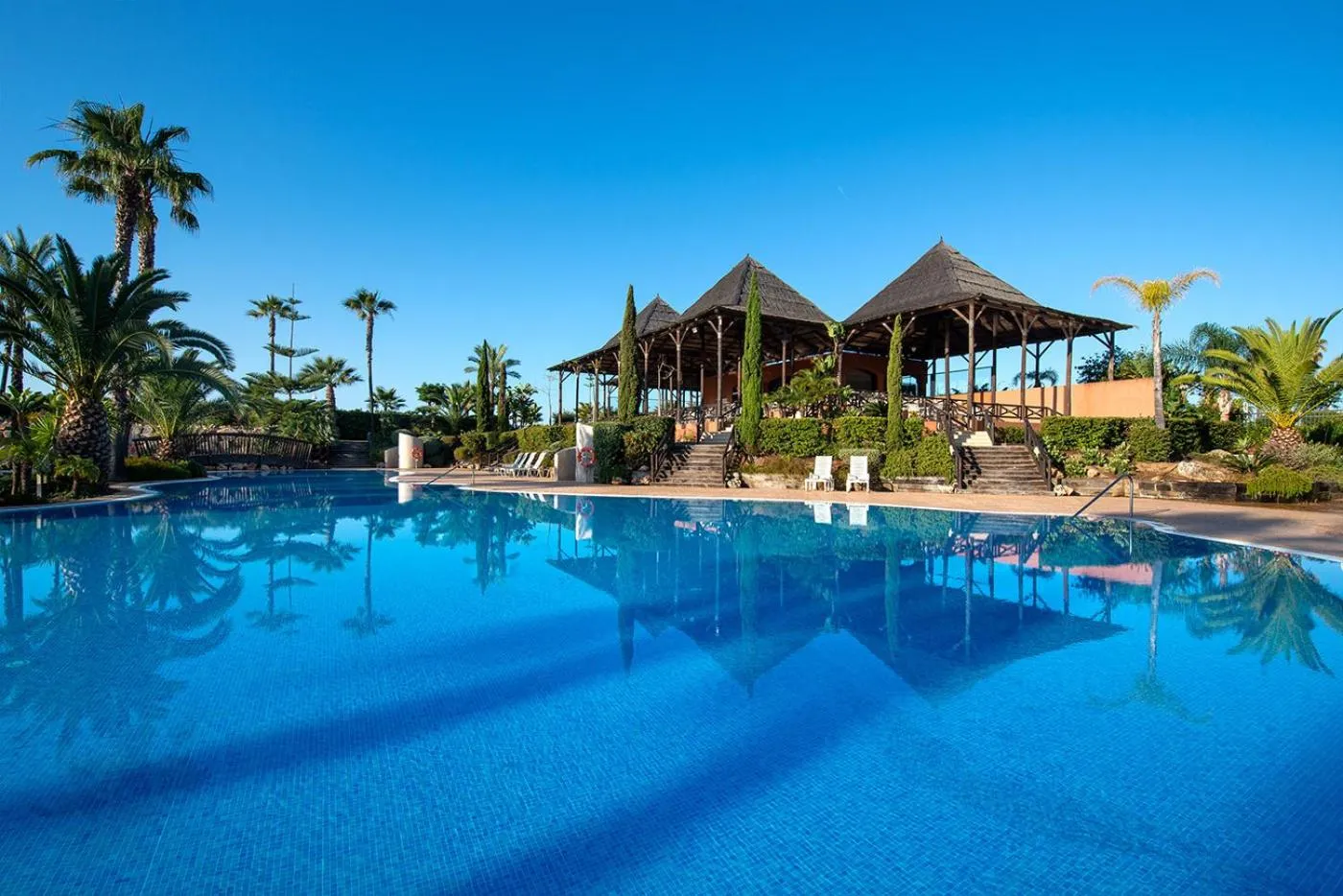 Pool view in Puerto Antilla Grand Hotel