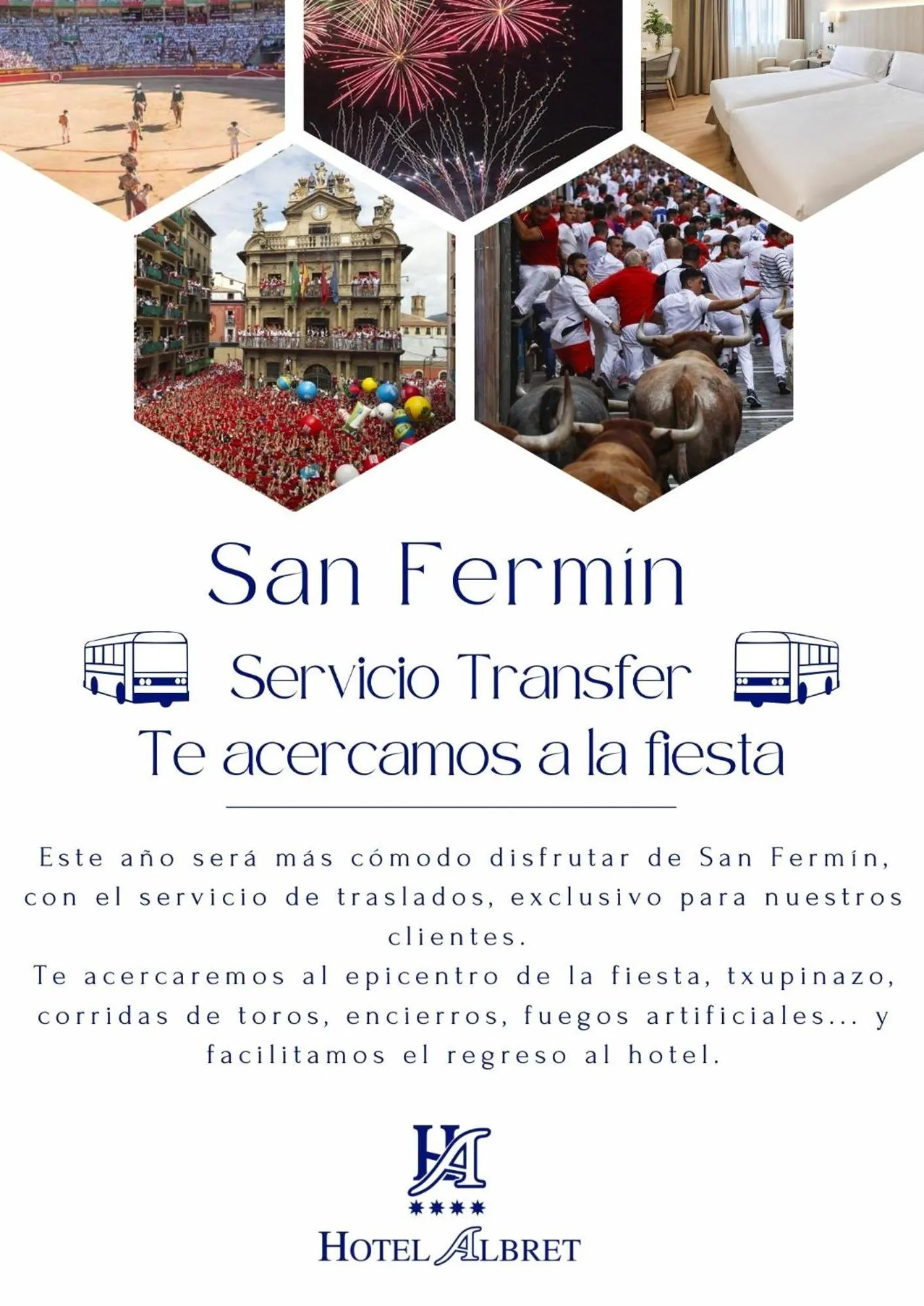 Property building in Hotel Albret