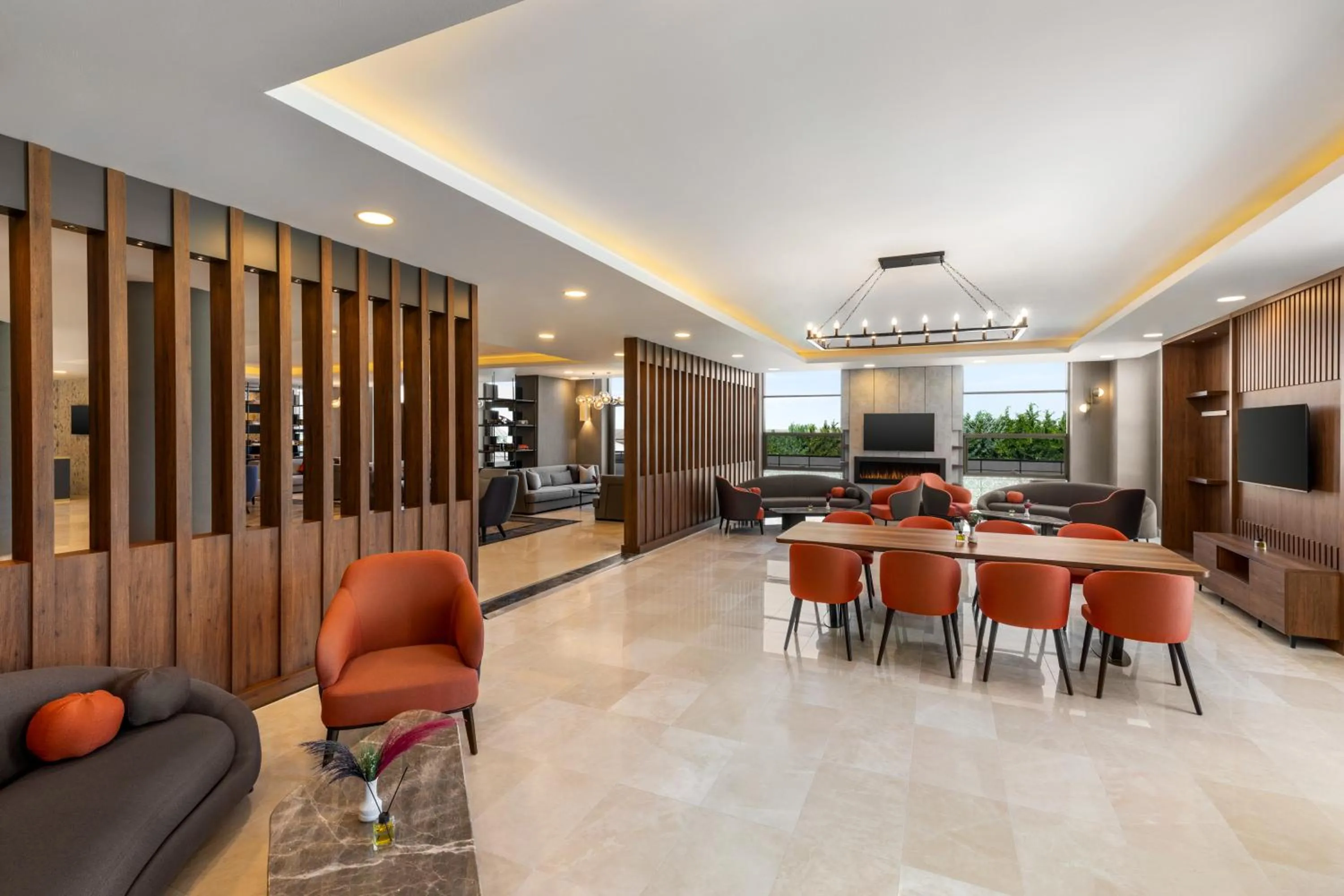 Communal lounge/ TV room in Wyndham Afyonkarahisar Thermal&Spa