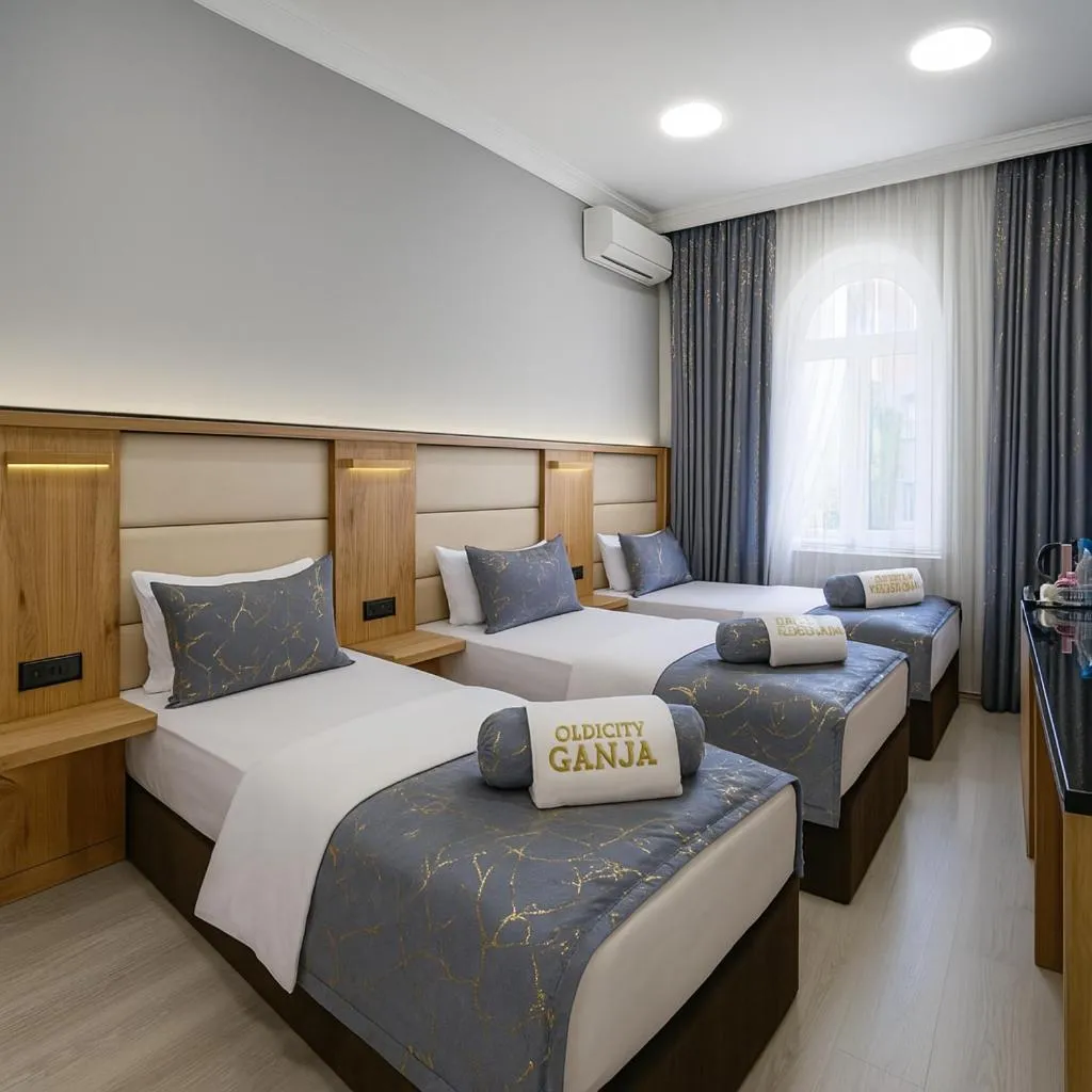 Bedroom, Bed in Old City Ganja