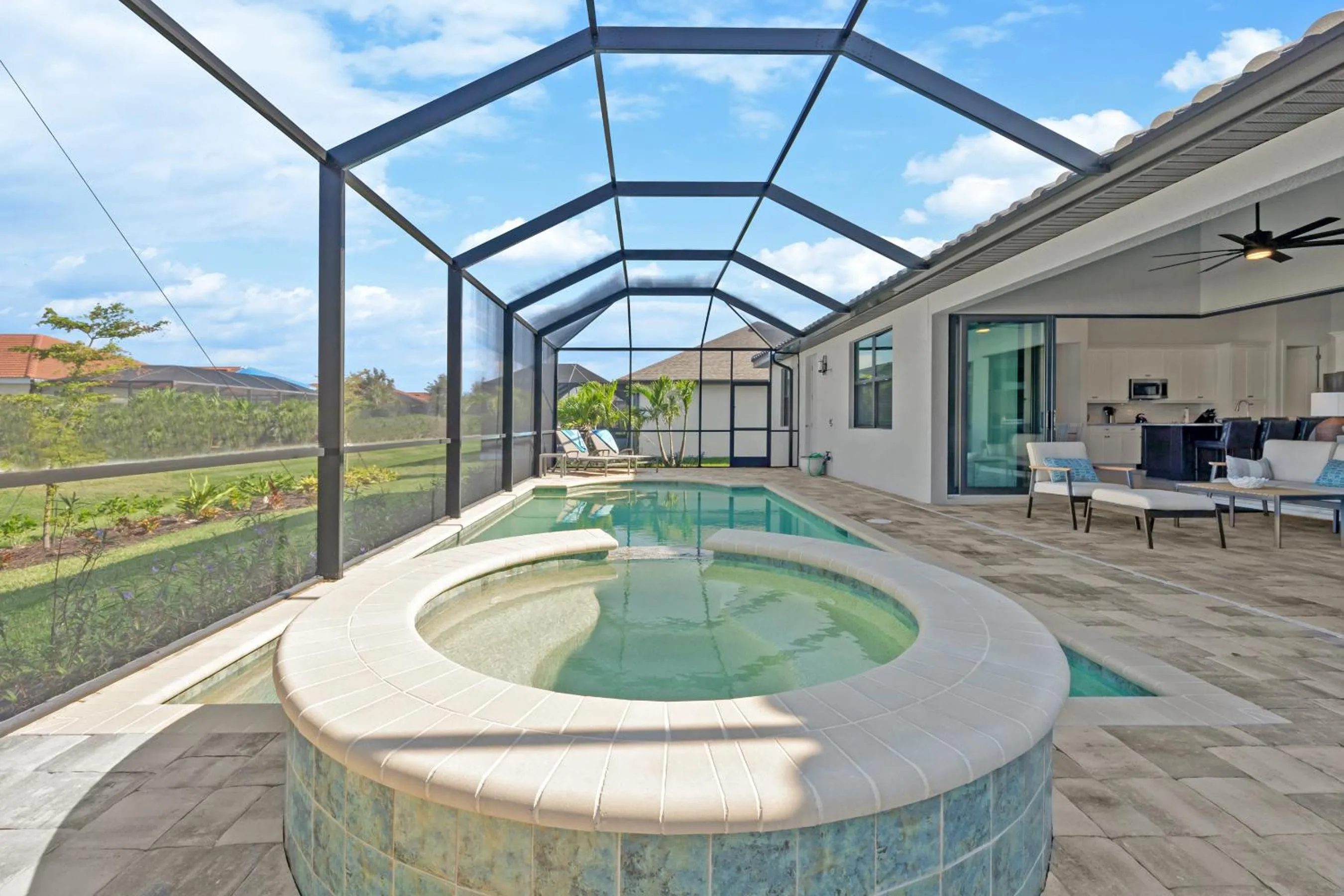 Hot Tub in Absolutely stunning home that truly embodies Florida living, Villa Blue Starfish